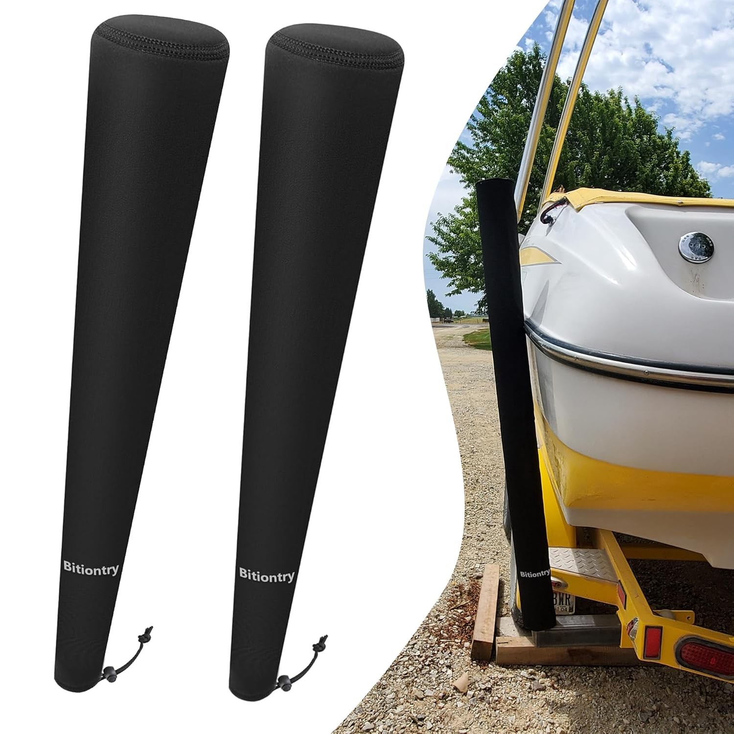 48 Inch Boat Trailer Guide Pole Cover- Neoprene Boat Trailer Guide Protective Co