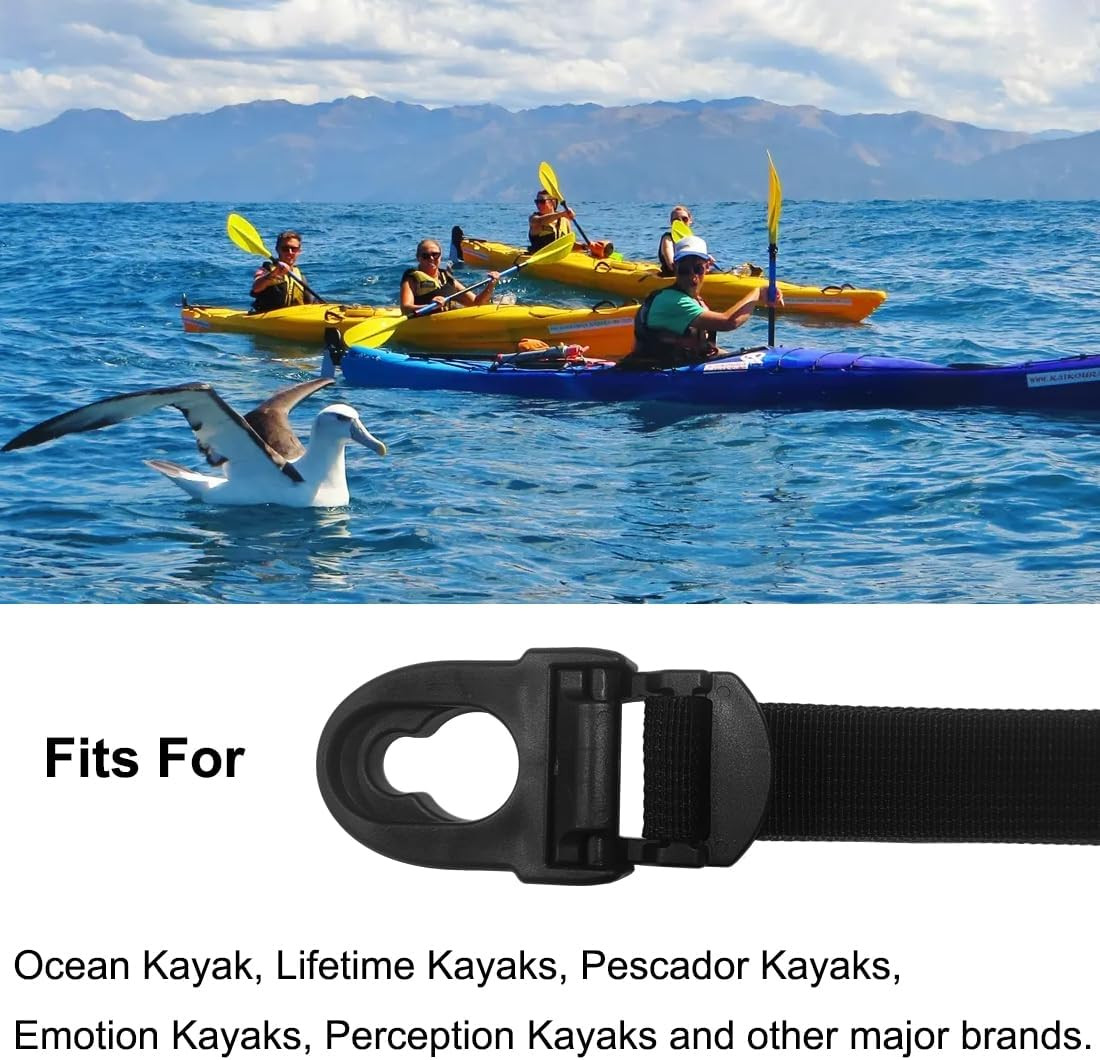 Kayak Seat Repair Kit Clips & Hooks Compatible with Lifetime Emotion
