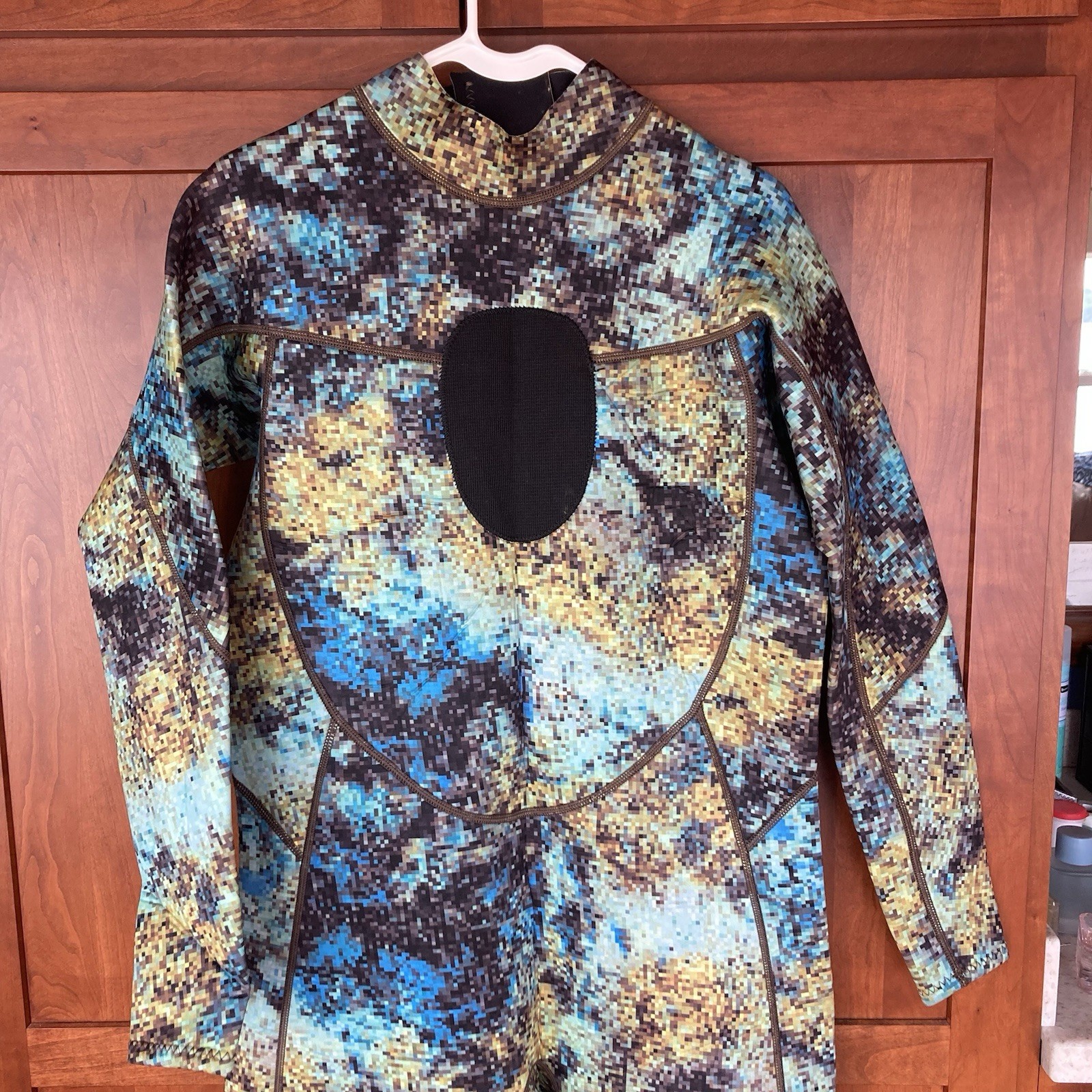 Wetsuits Mens 3MM Camo Neoprene Scuba Diving Unisex One Piece Sport Skin Large