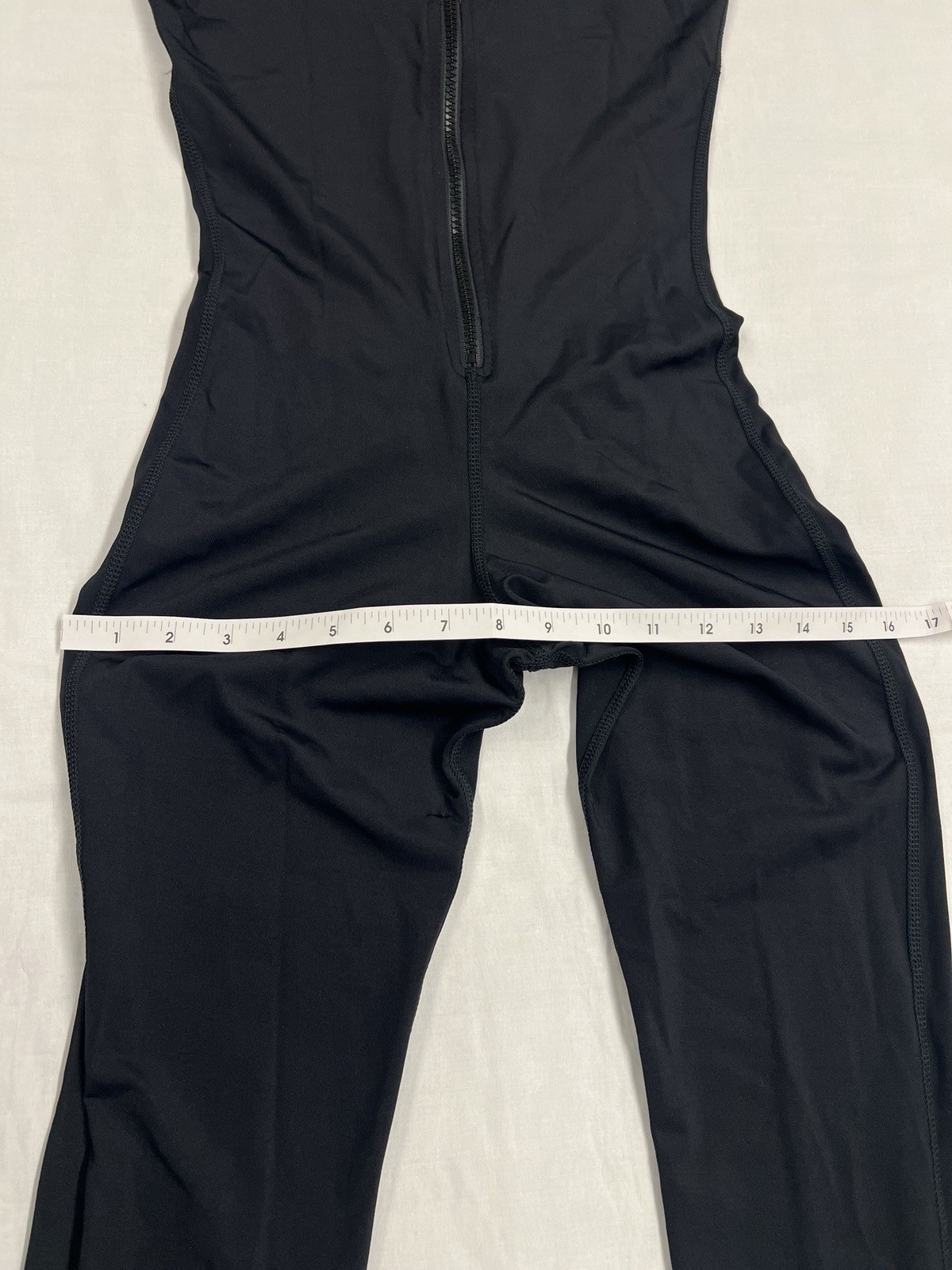 Vintage Performance Dive Skin Suit Full Body Black Gray Cosplay USA 80s 90s M