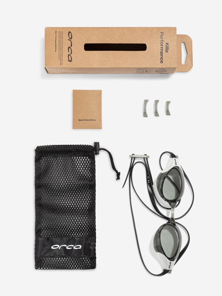 Orca Killa Performance Swimming Goggles – 2026 – Smoke Black