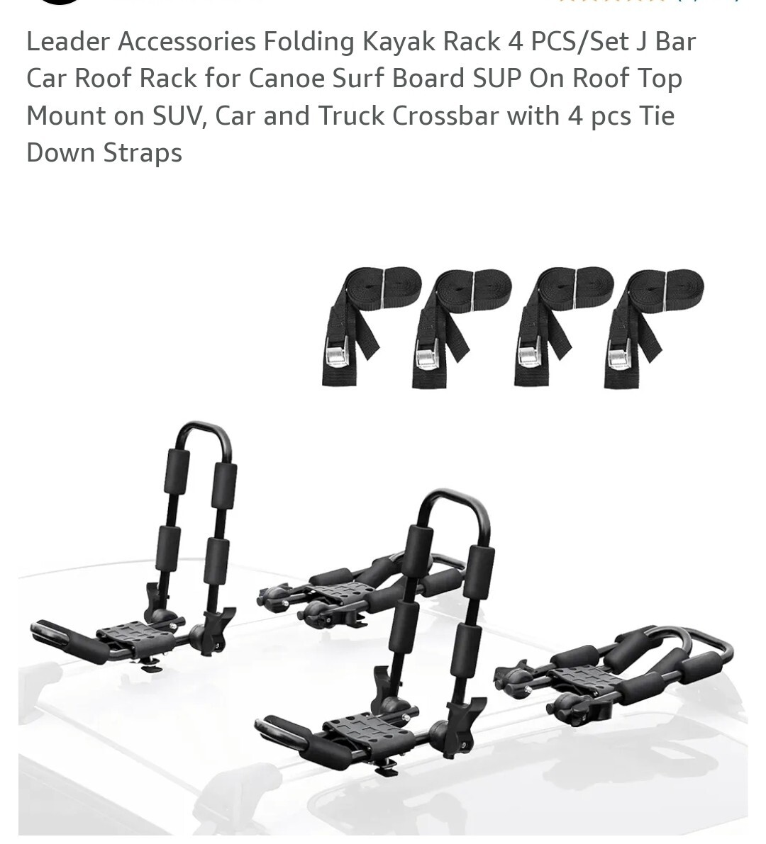 Leader 2 Pack Kayak Carrier