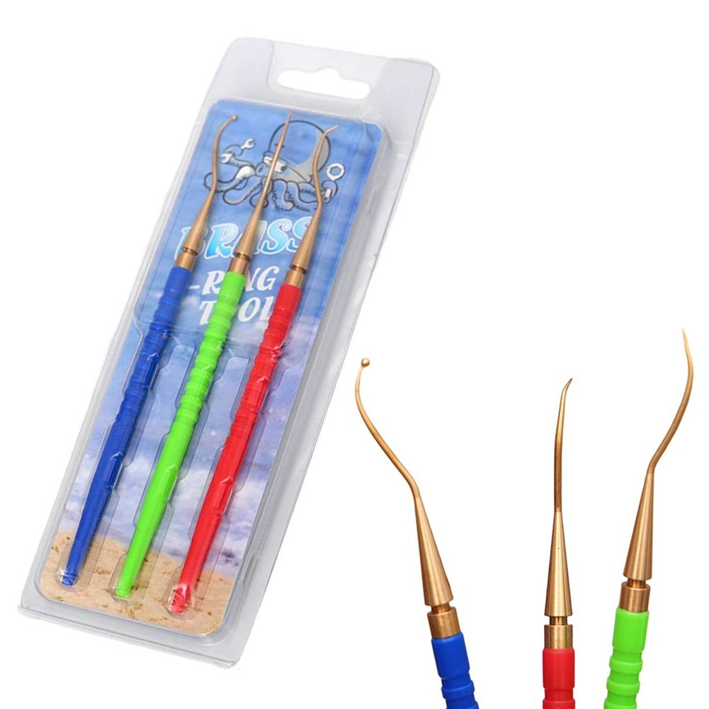3 Piece Tool Set for O Ring Handling in Scuba and Snorkeling Activities