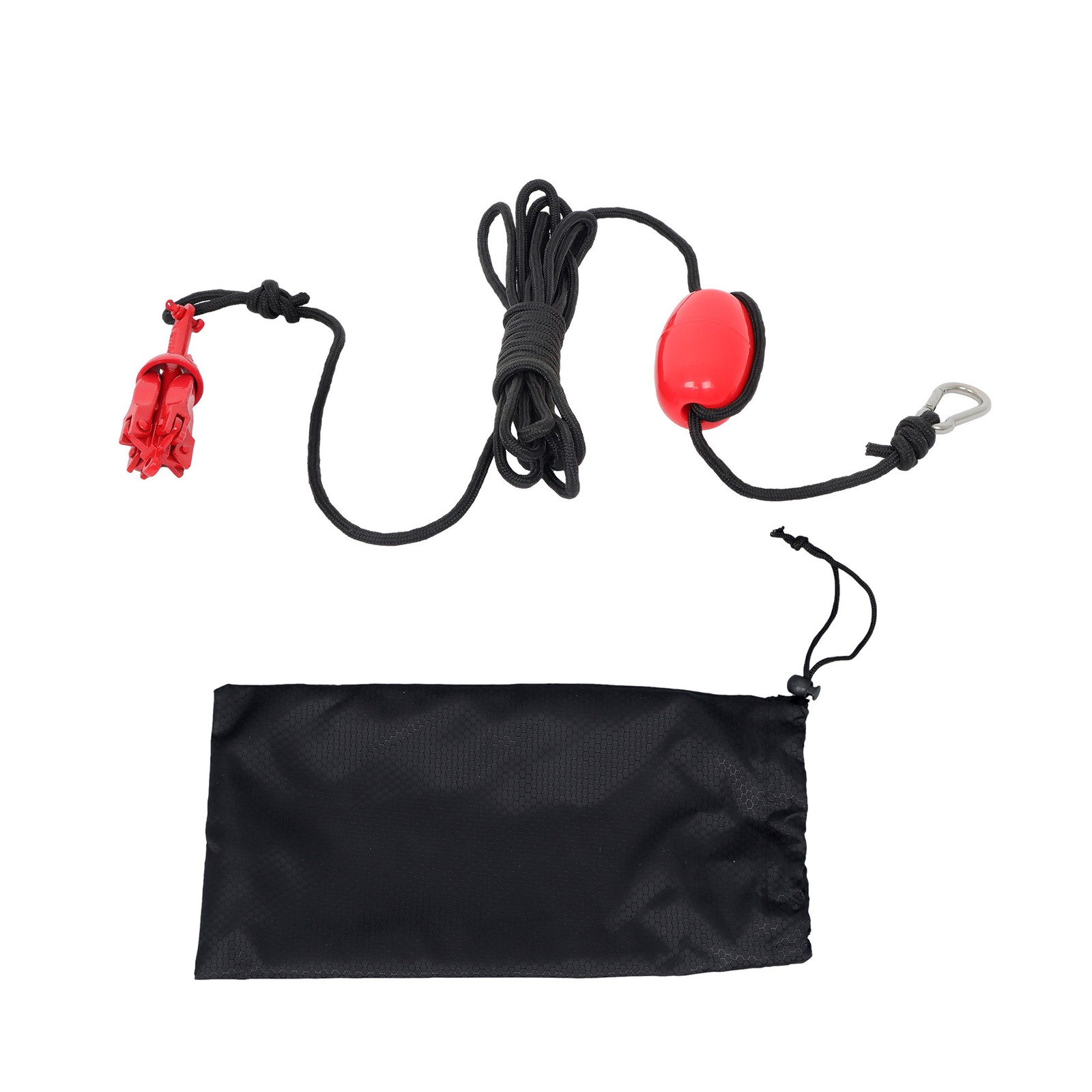 Marine Complete Folding Anchor Kit 24 ft Rope Buoy Kayak PWC Canoe Jet Ski