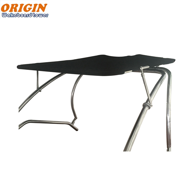 Origin Catapult Boat Wakeboard tower + Pro2 X Large Boat Tower Bimini Top