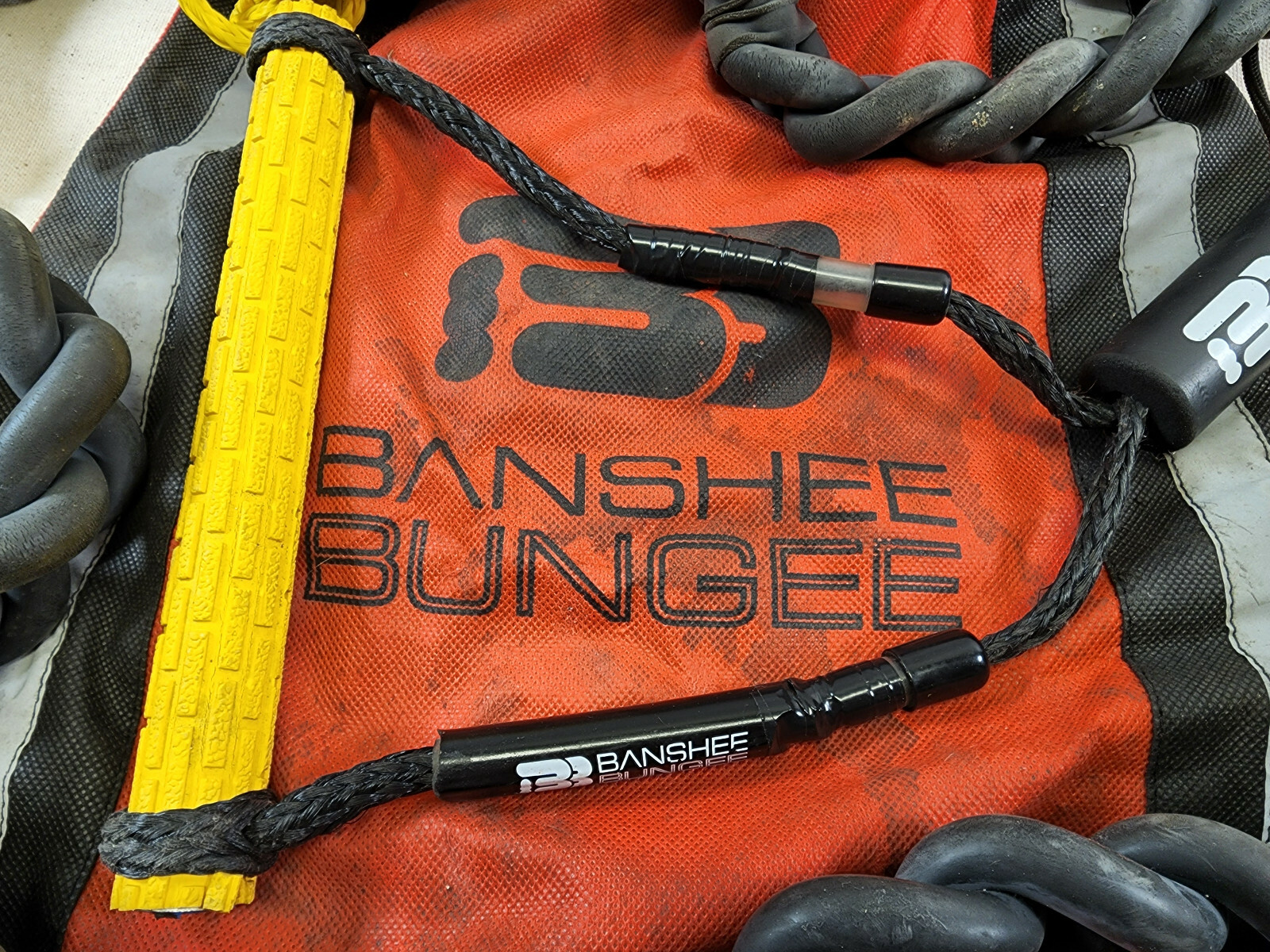 20′ Human Slingshot Banshee Bungee Original Cord Carry Snowboard Skimboard Snow