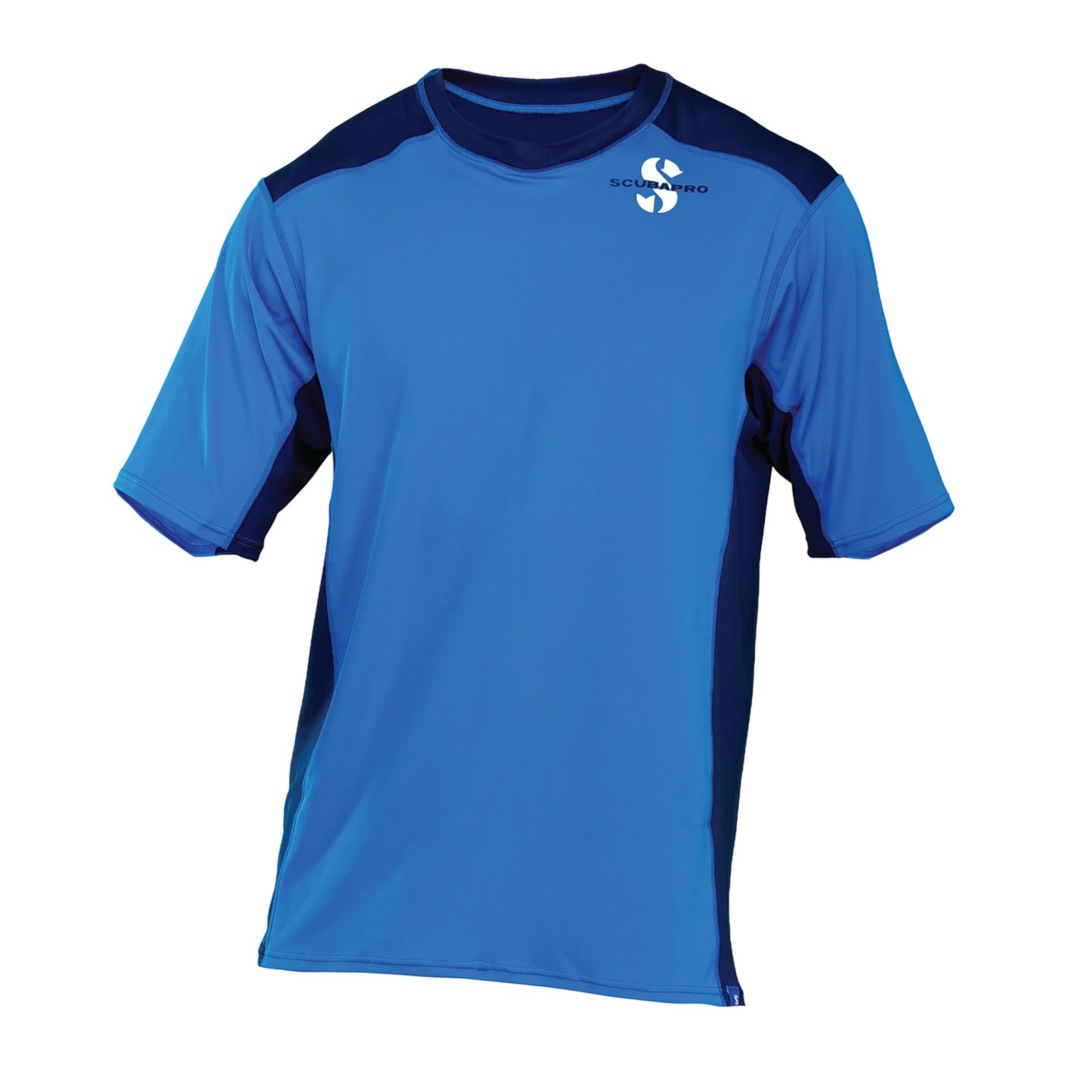 Men’s Channel Flow UPF 50 Rash Guard Diving Shirt, Short-Sleeve, Small, Aegea…