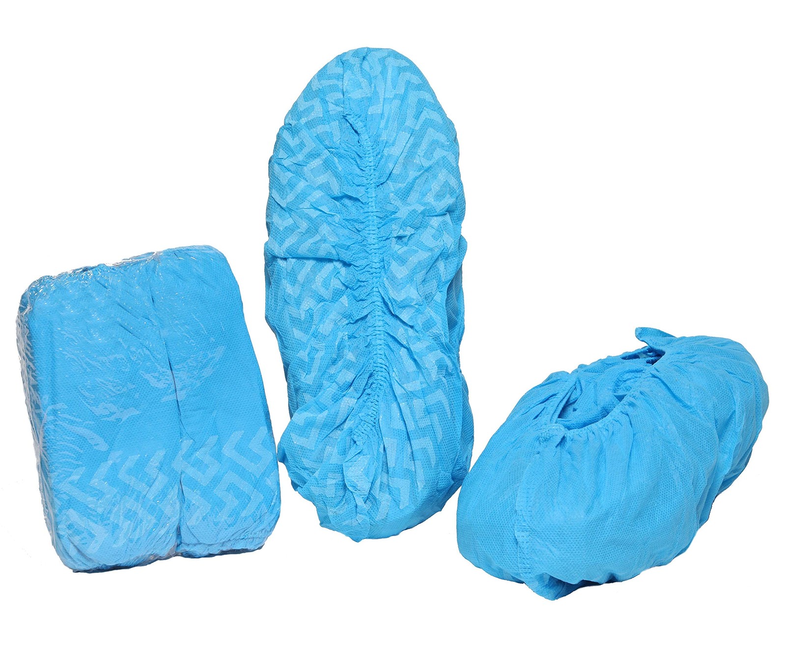 22 Premium XL Booties -Thick Extra Large Disposable Boot & Shoe 22, Blue