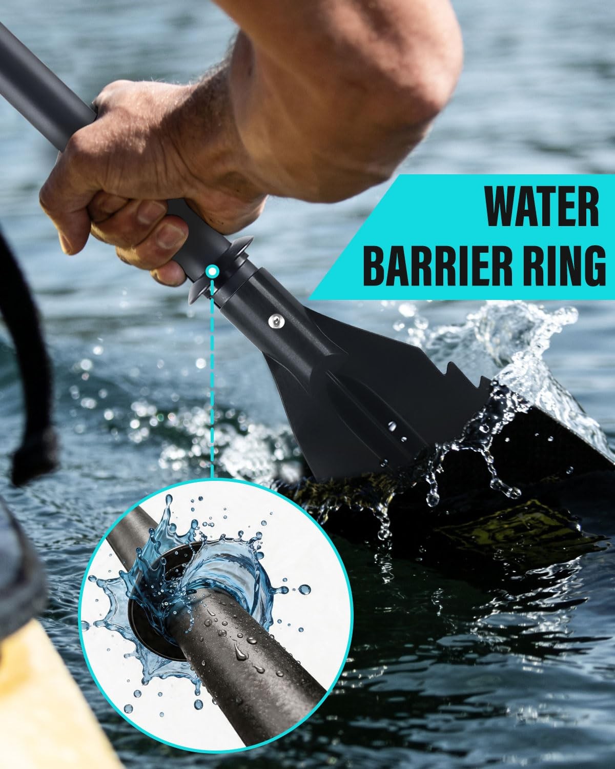 Kayak Paddles with Paddle Leash 70in-97in Kayaking Oars for Sale, Kayak Paddling