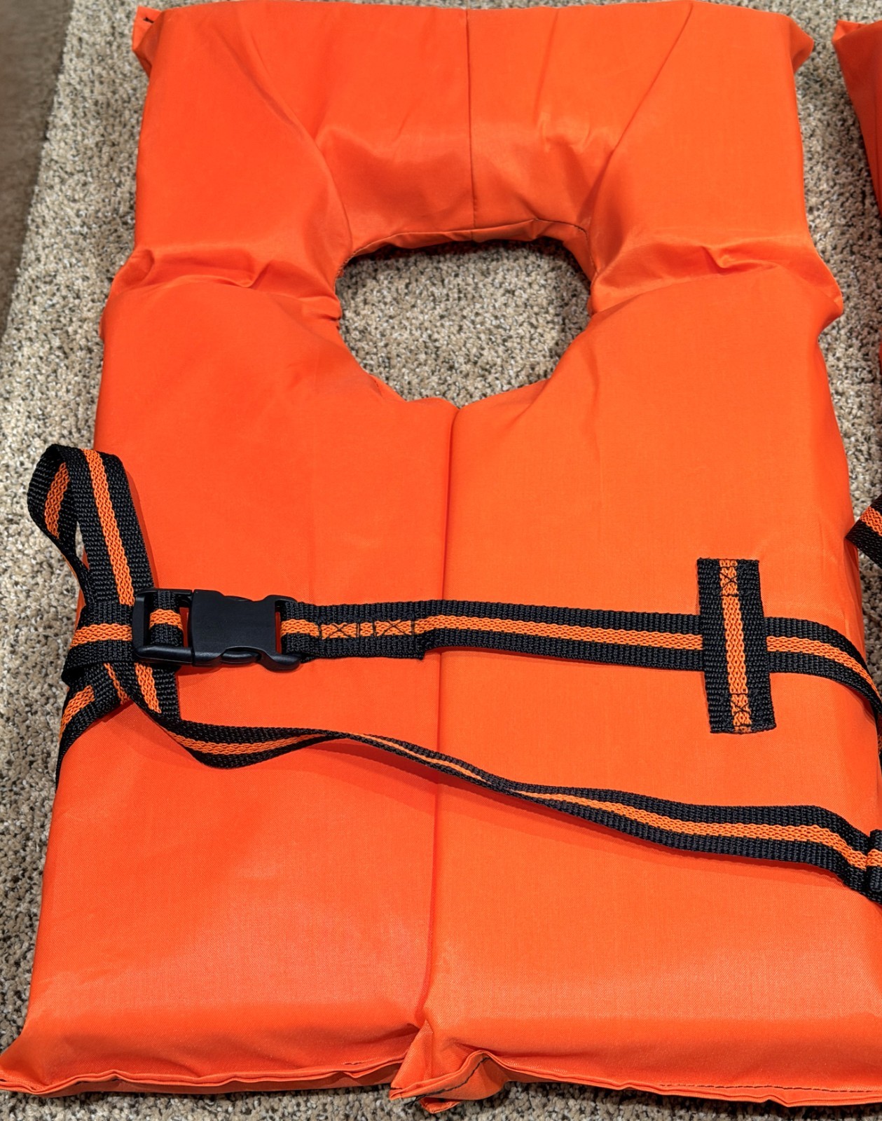 2 Pack Type II Life Jacket Vest Orange USCG Approved Adult Fishing Boating