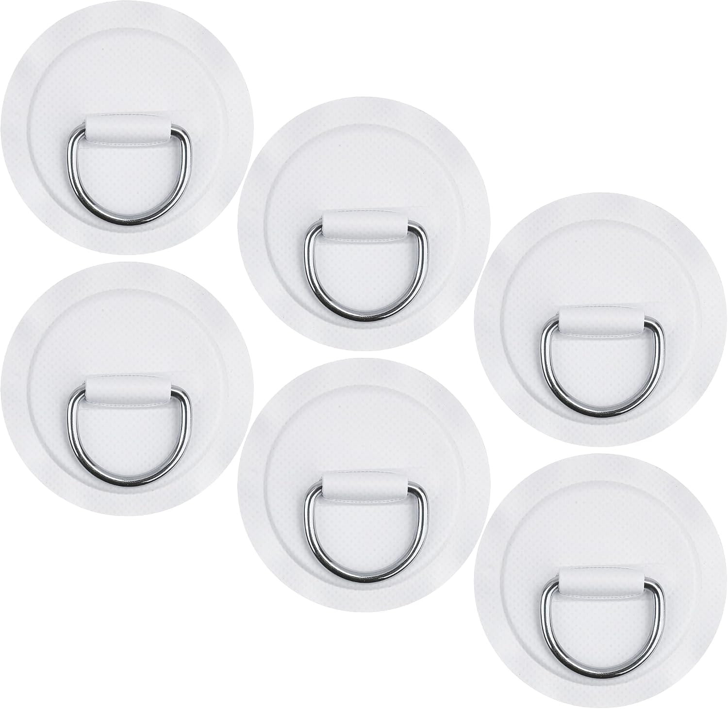 Stainless Steel D-Ring Patch Kit, PVC Paddle Board D-Rings for Kayak, Inflatable