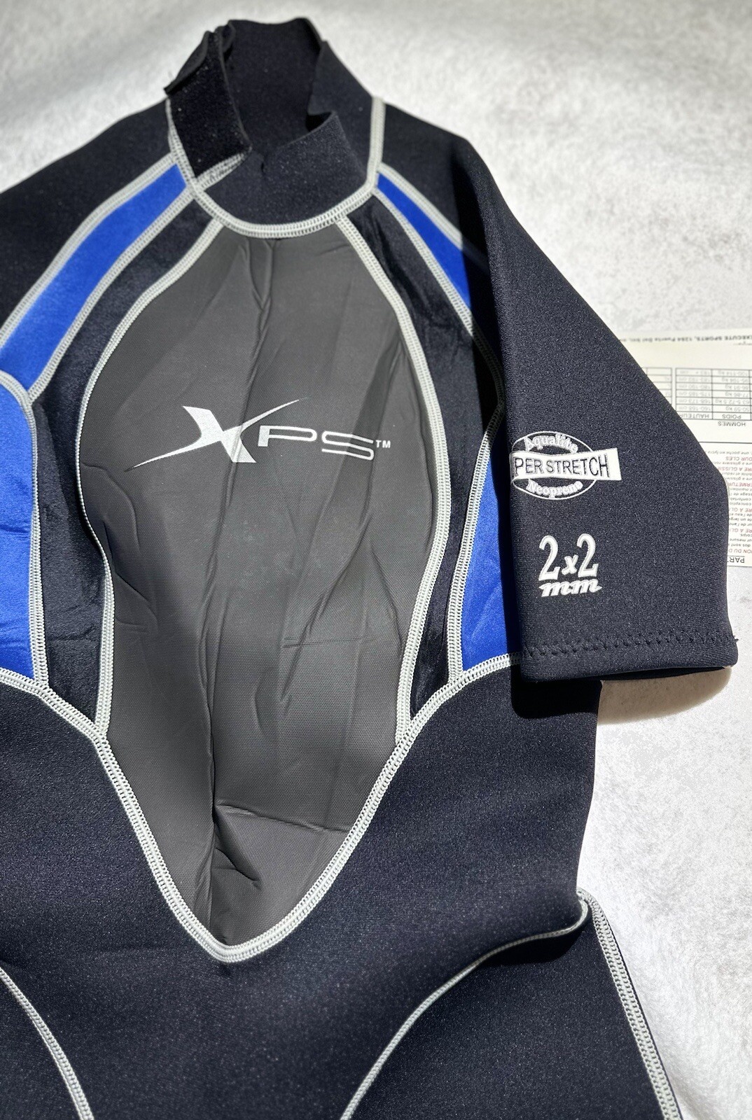 XPS Spring Shorty WETSUIT Women’s Small Zipper 2×2 mm Aqualite Neoprene NWT!