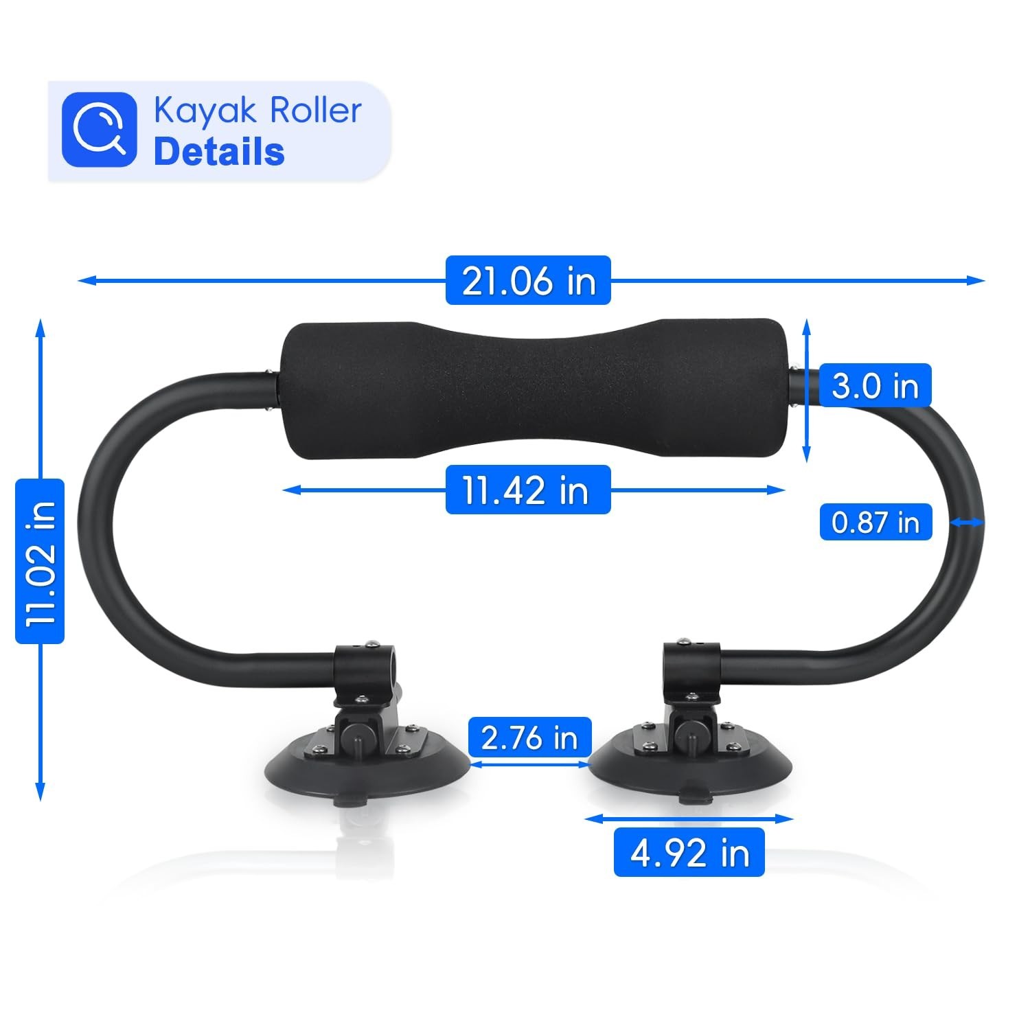 HLOGREE Kayak Load Roller,Kayak Roof Roller Loader Mount,Kayak Roller Load As…