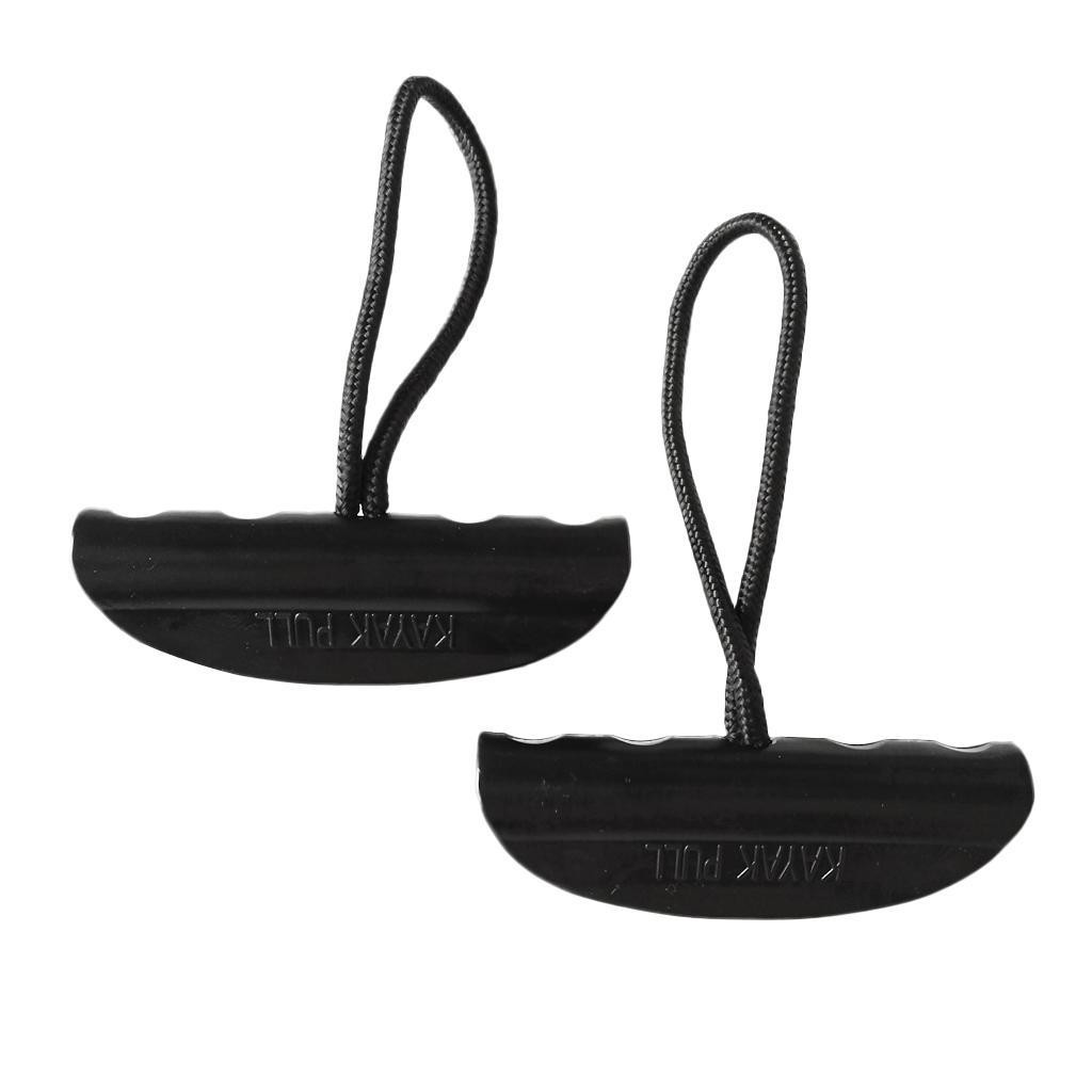 2 Pieces Durable Nylon Kayak Boat Pull Handle Carry Handle