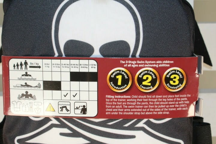 Narly Noggins Adventure Pirates Swim Trainer‎ Level 2 Medium/Large 33-55 Pounds