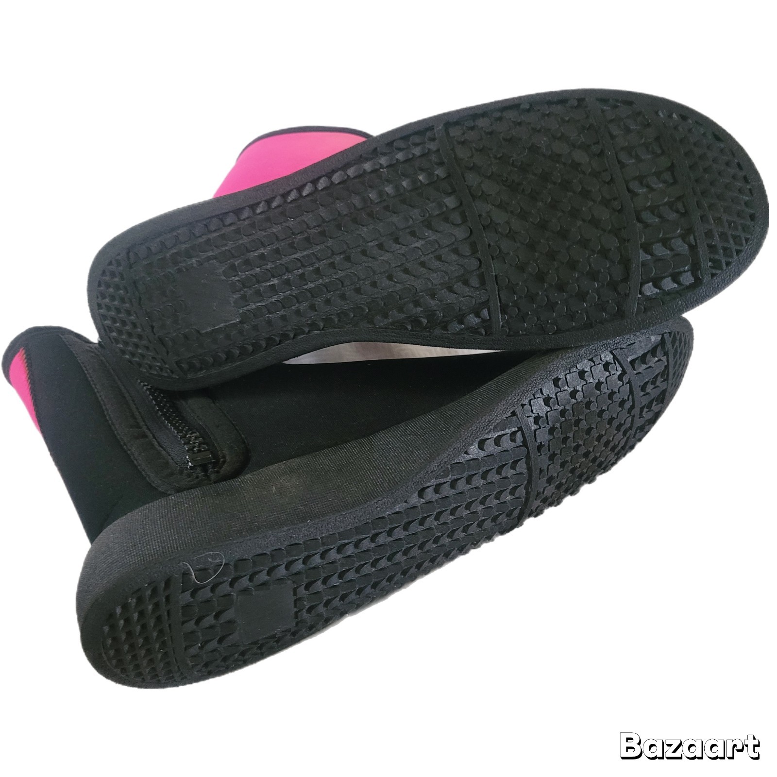 Deep See Women’s Black Neoprene Scuba Snorkel Water Reef Side Zip Boots 9