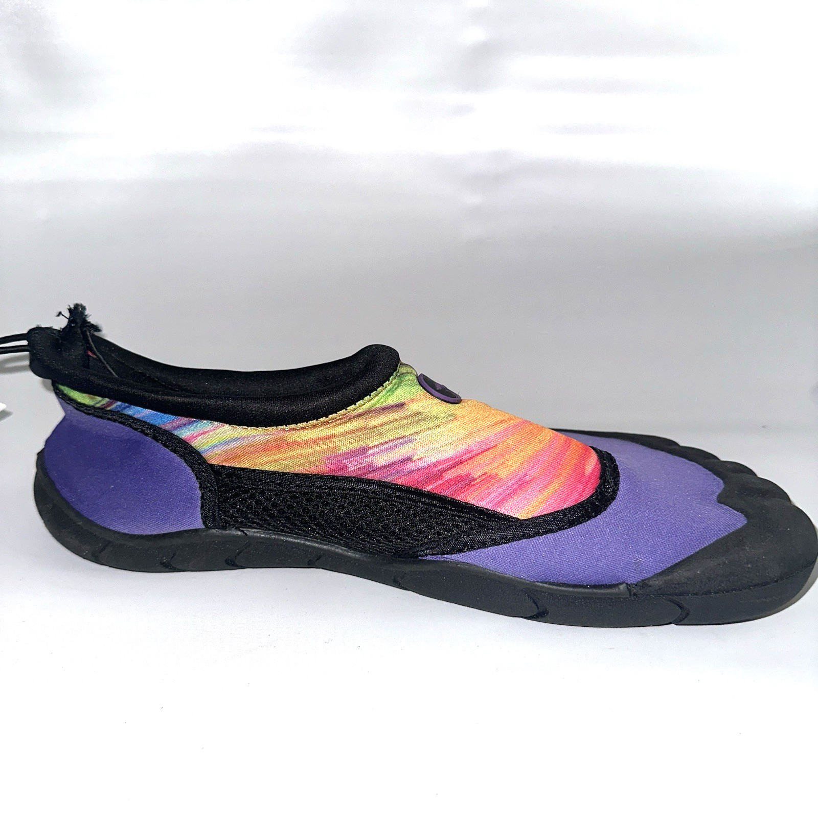 Norty Footwear Size 10 M Black Purple Womens Water Shoes New NWT