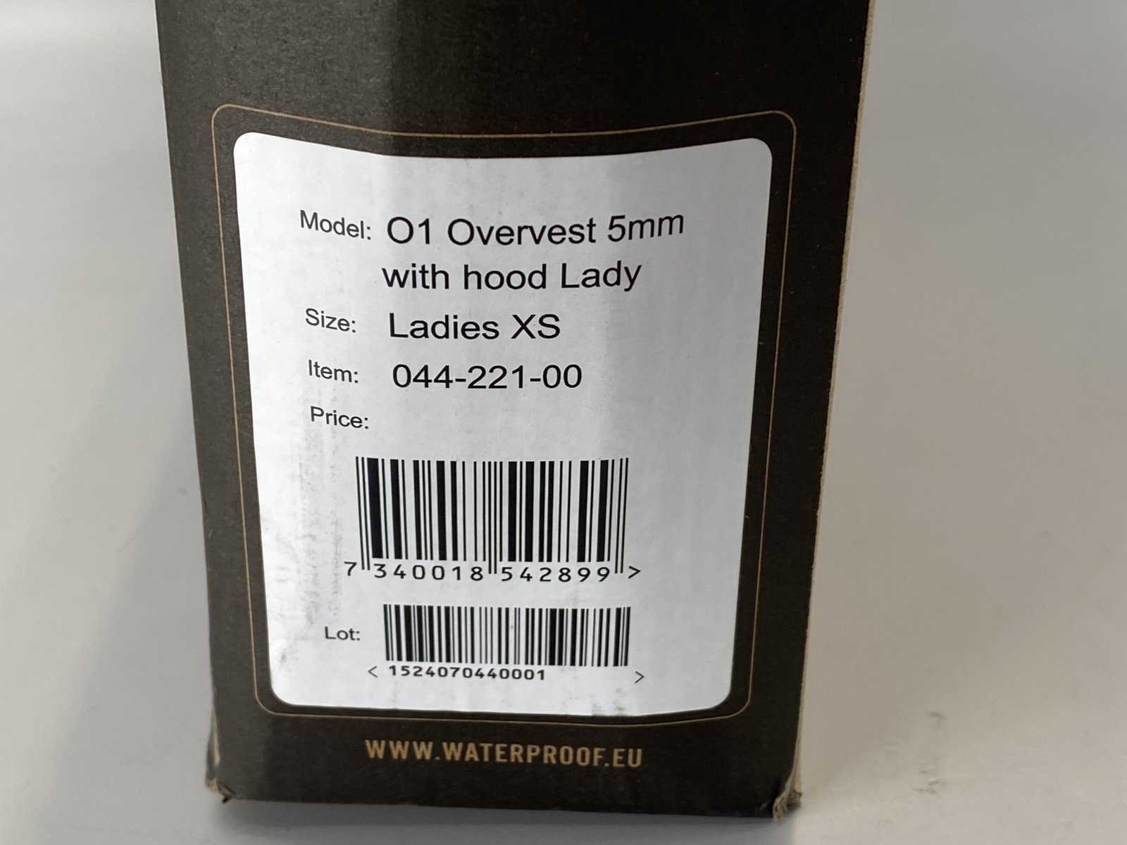 Waterproof 5mm 01 Women’s Hooded Vest X-Small- Black
