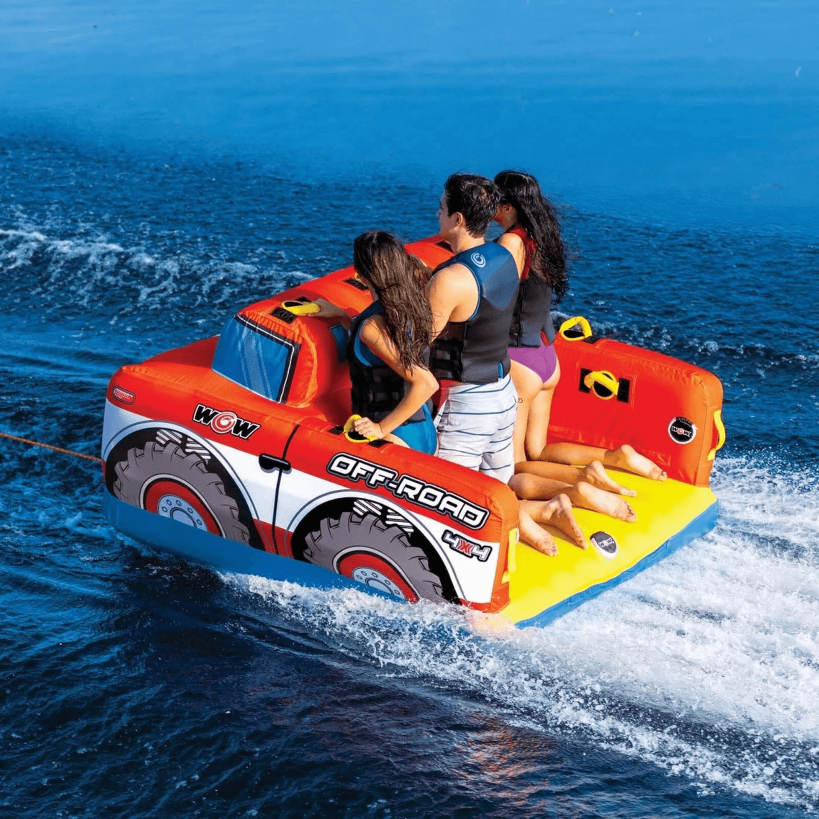 WOW Watersports Off-Road Truck 3-Person Towable, Suitable for Lakes and Coast