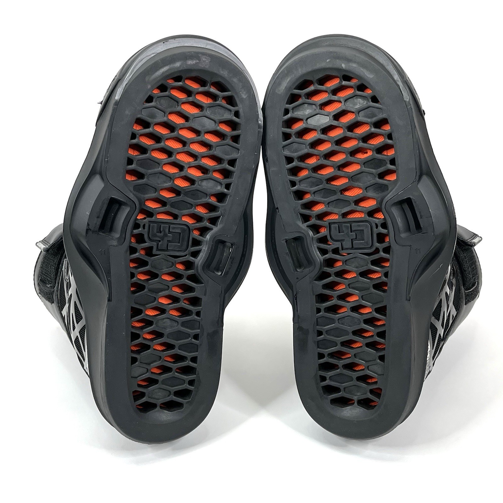 Liquid Force Flex 4D Wakeboard Bindings Black On Black Size Mens 10 11 NEW