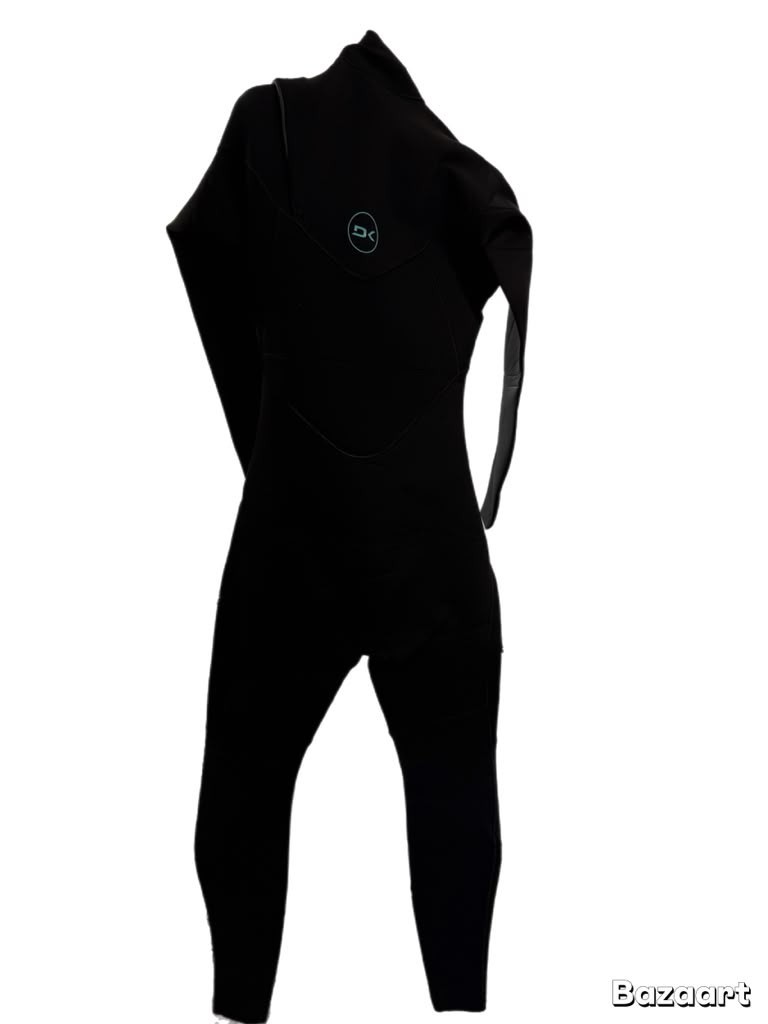 Wetsuit 3/2 mm Black ST size 5’9-5’11 NWT Zip Free