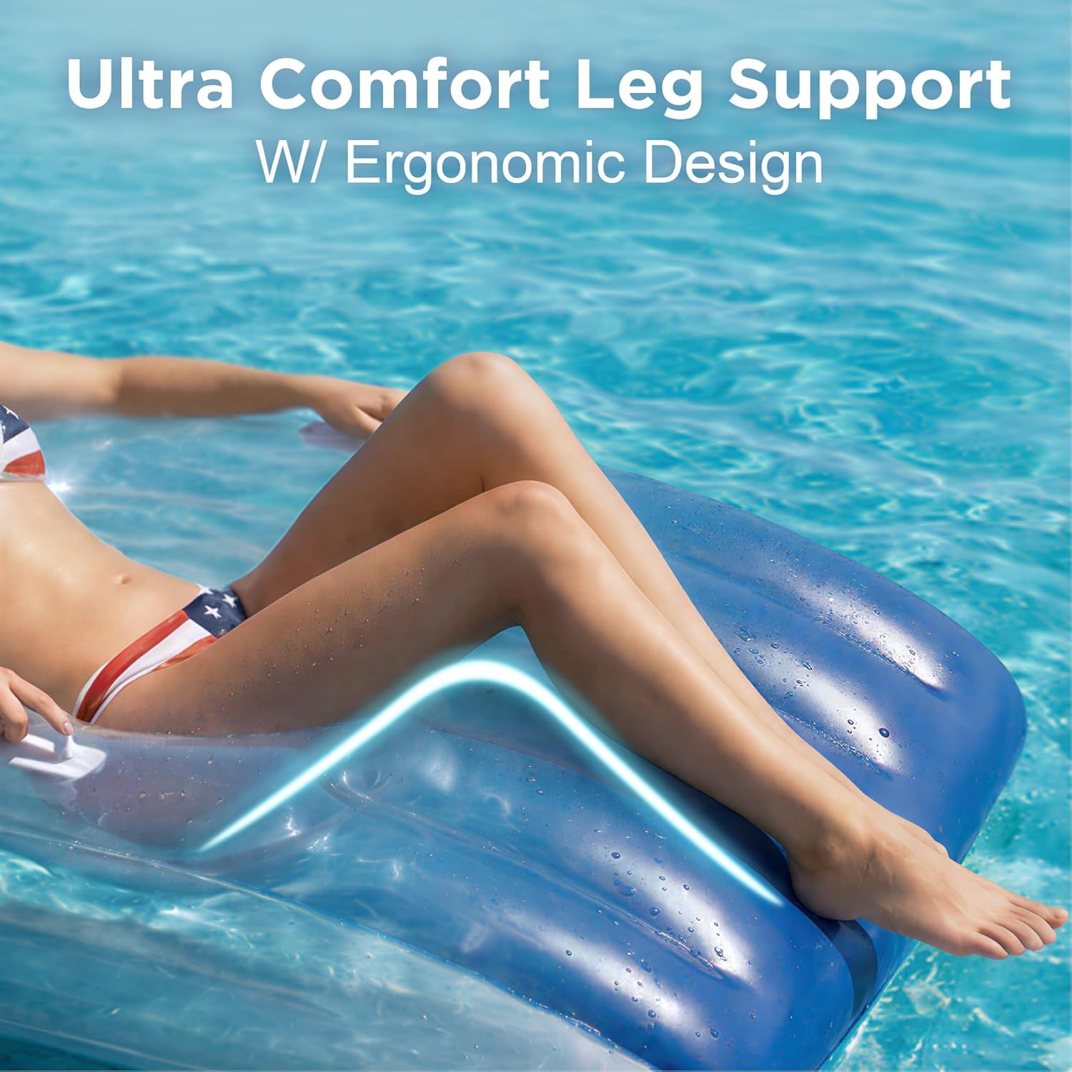 Inflatable Pool Lounge Floats Adult, Floating,Large Swimming Pool Sofa Floaties,