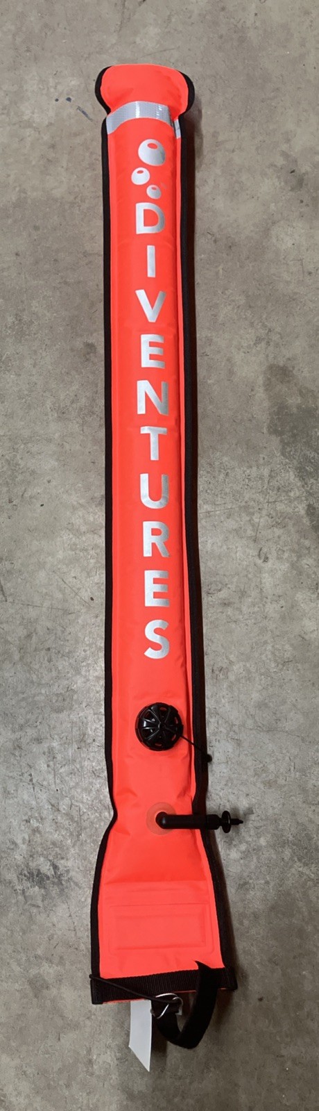 Surface Marker Buoy Orange SMB 4′ 4 Ft Diventures 4 Foot Four Feet New
