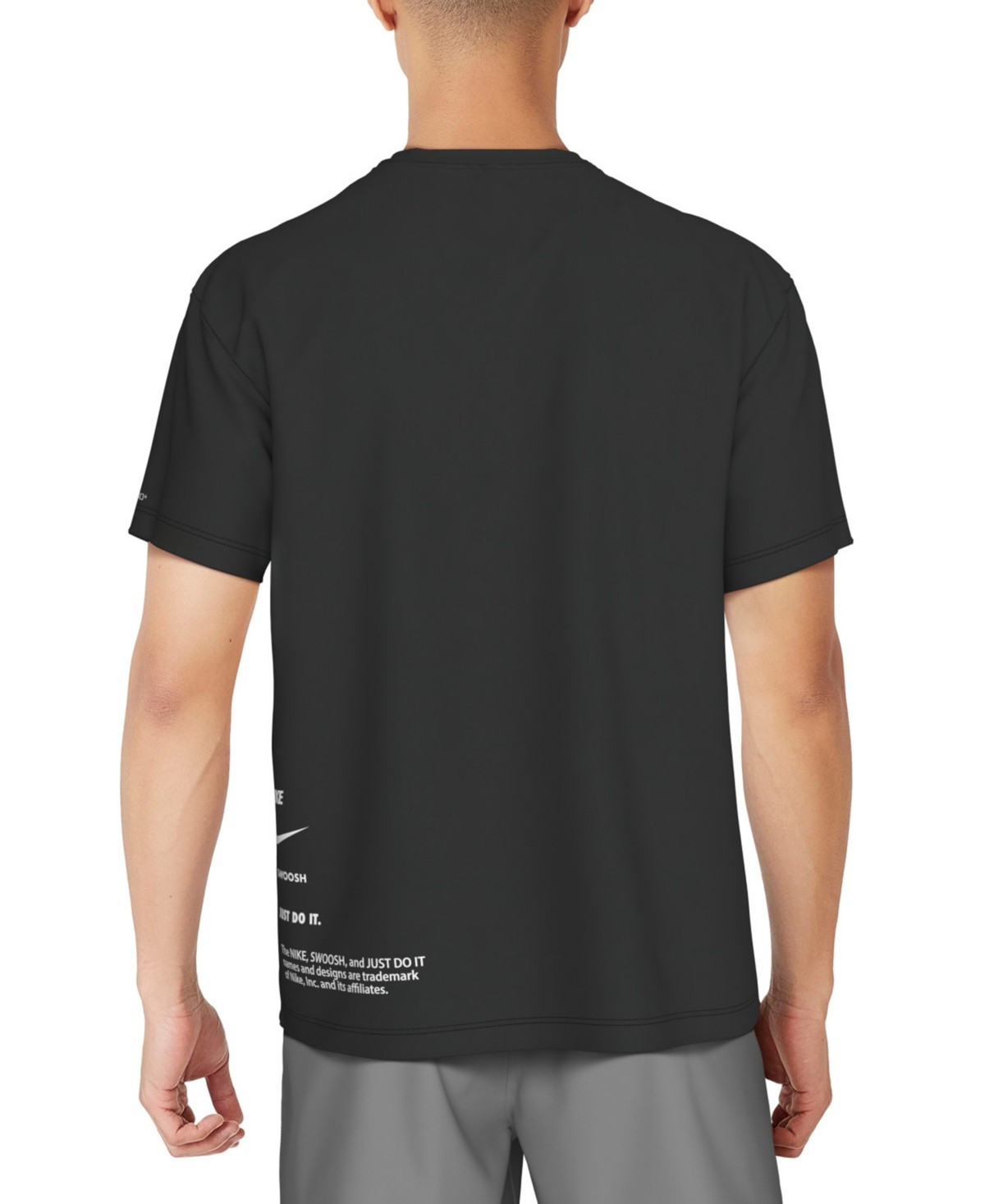 Nike Swim Men’s Short-Sleeve Hydroguard Swim T-Shirt Black-Size Small