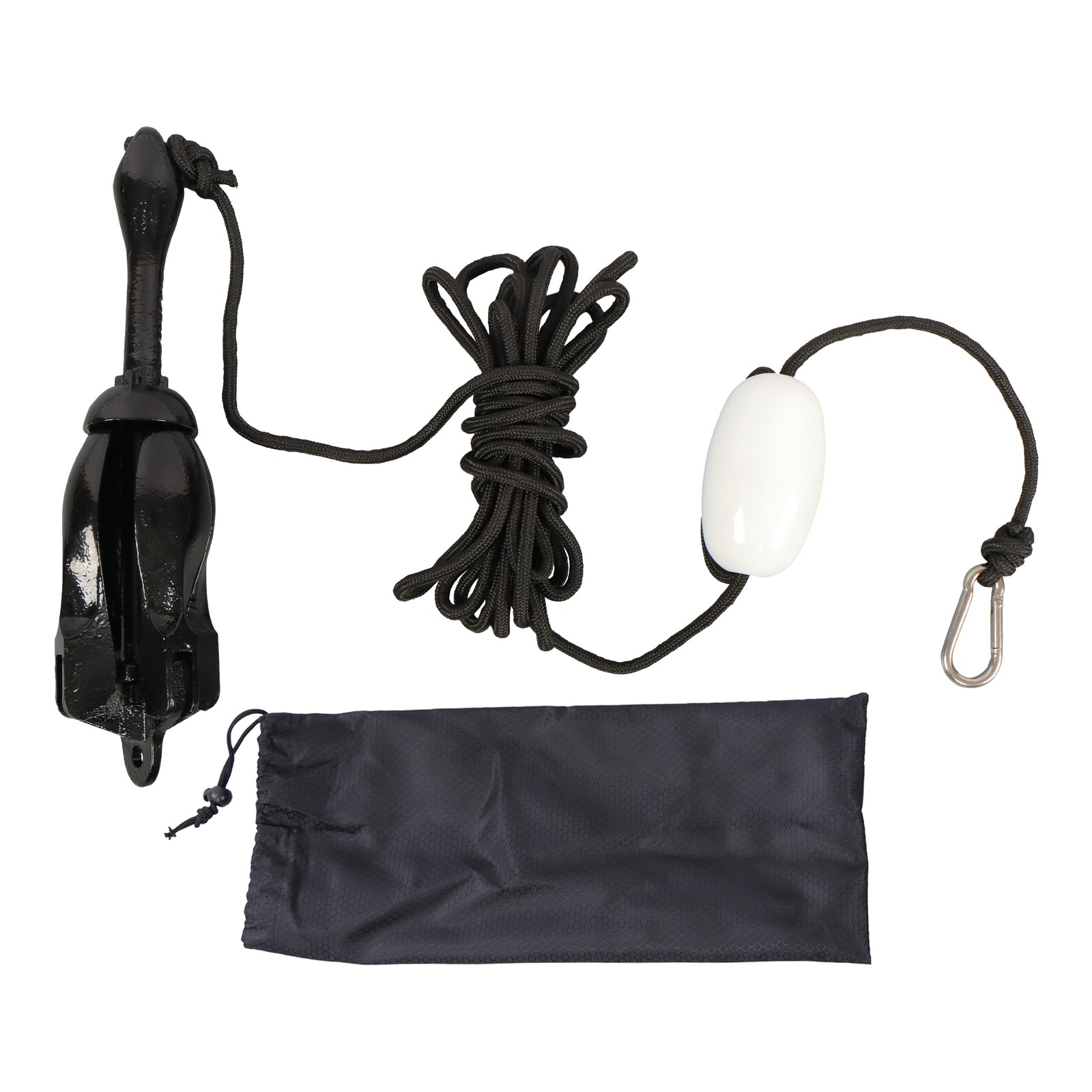 For Canoe Kayak Raft Boat Folding Grapnel Anchor Kit 1.5LB/3.3LB/5.5LB/7.05LB