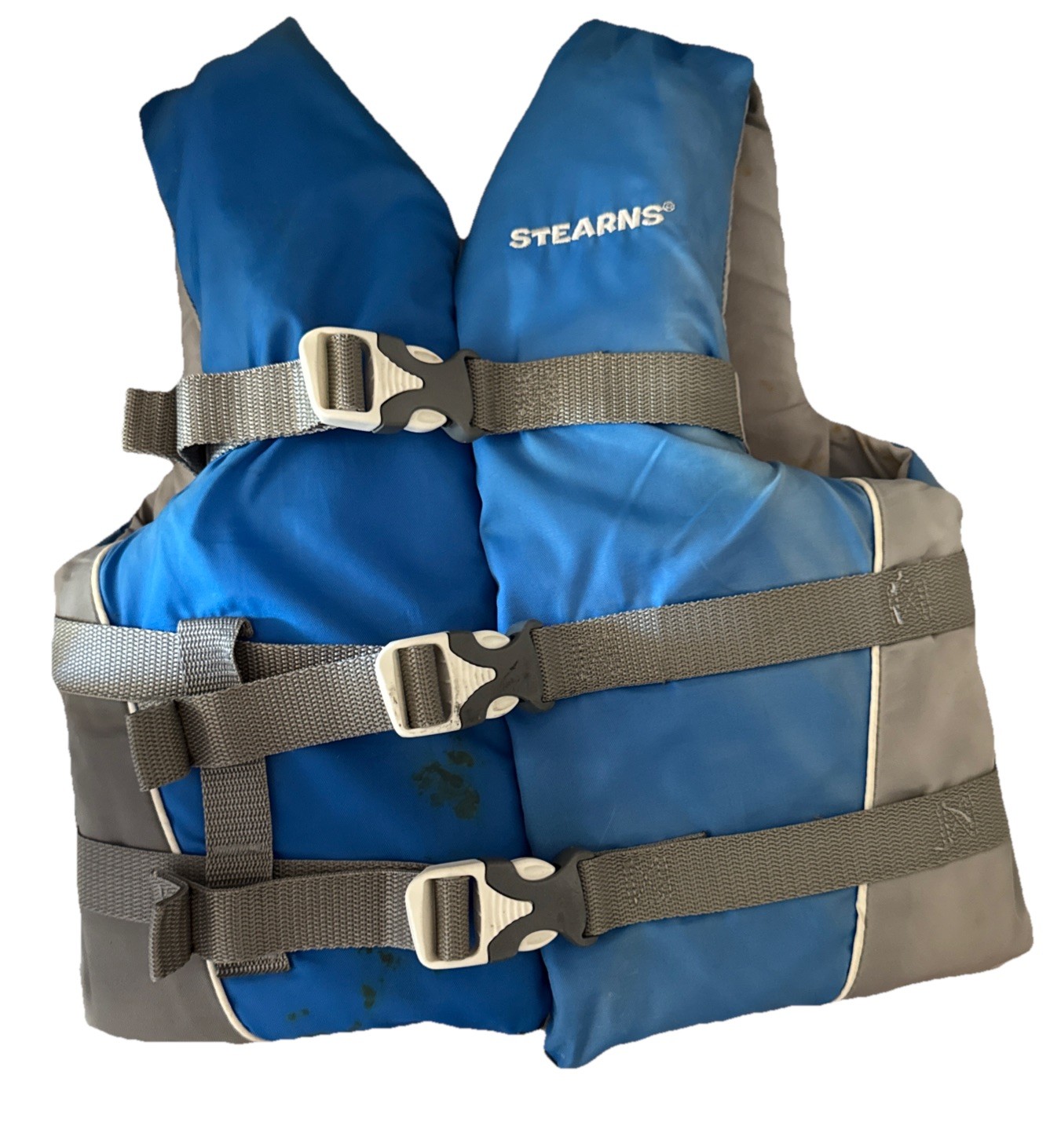 Stearns Life Vest Blue Gray Weight 50-90 Lbs Youth