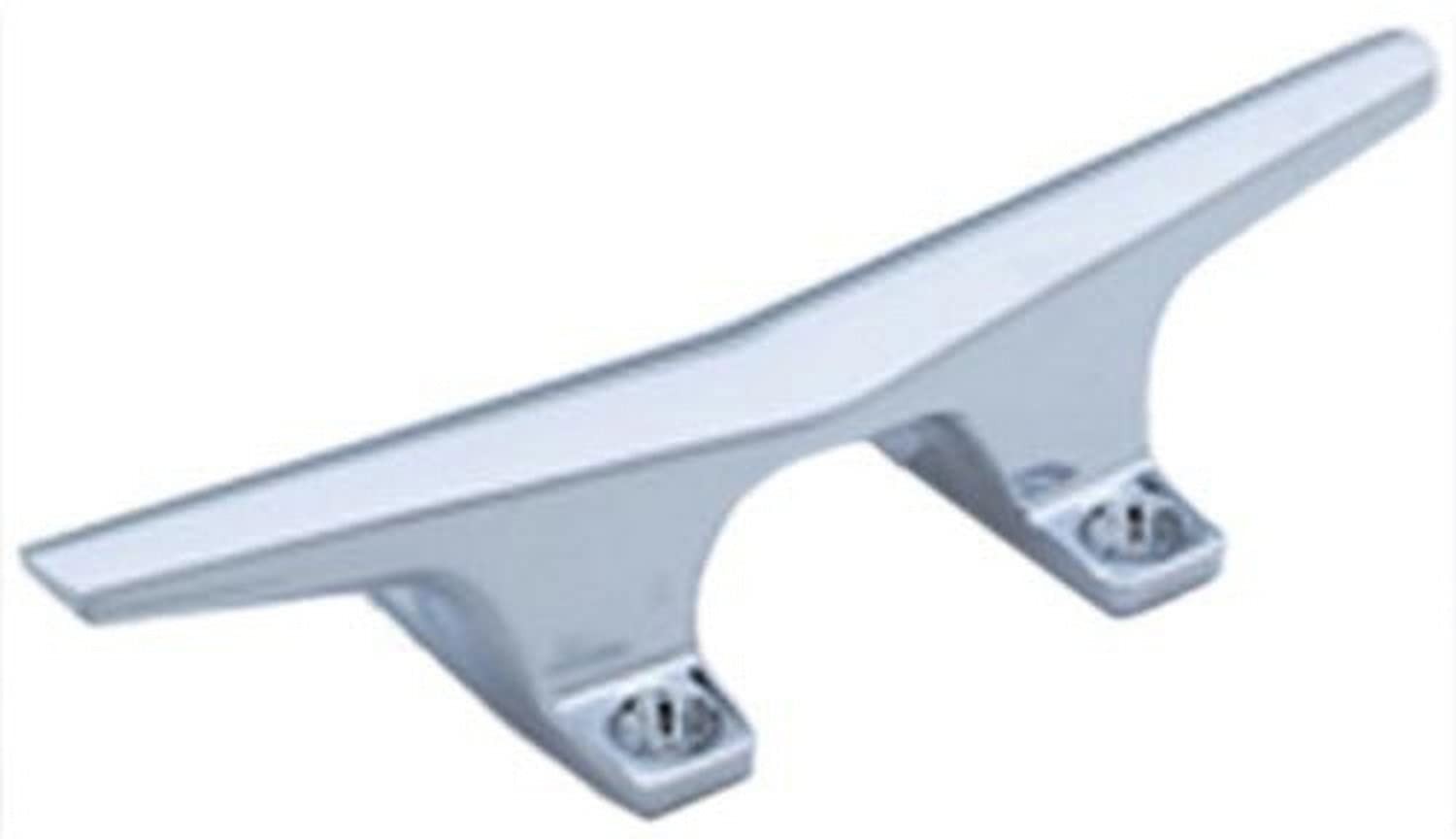 2 Pack 4 1/2 Inch Chrome-Plated Zinc Boat Cleats with #8 Fasteners Hardware