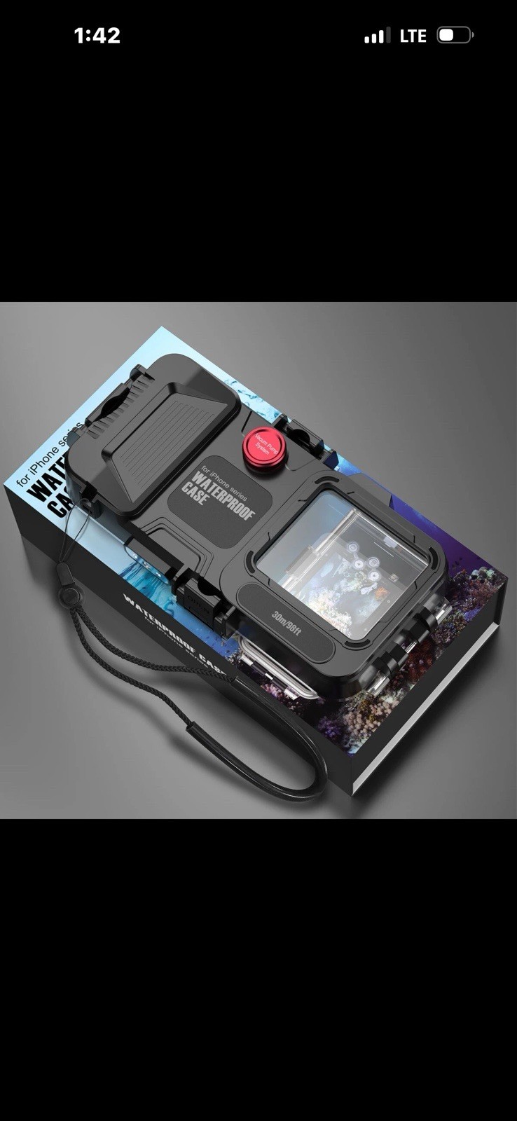 98FT Waterproof Underwater Photography Diving Case For Apple iPhone Series 7-14