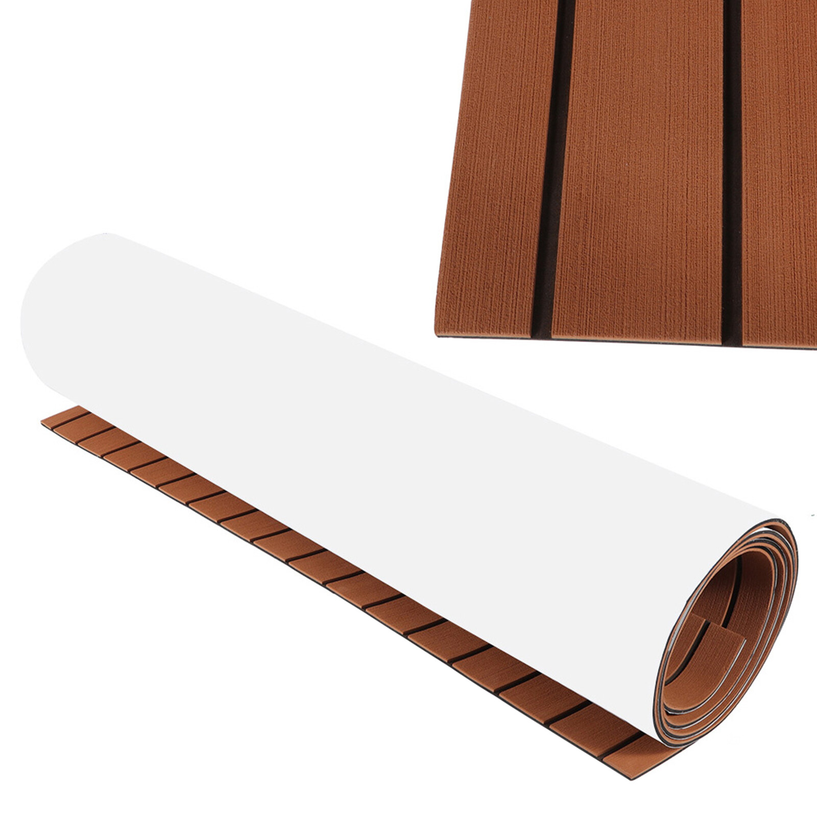 94.5″ X 35.4″ EVA Foam Boat Decking Sheet Mat Faux Teak Marine Yacht Flooring