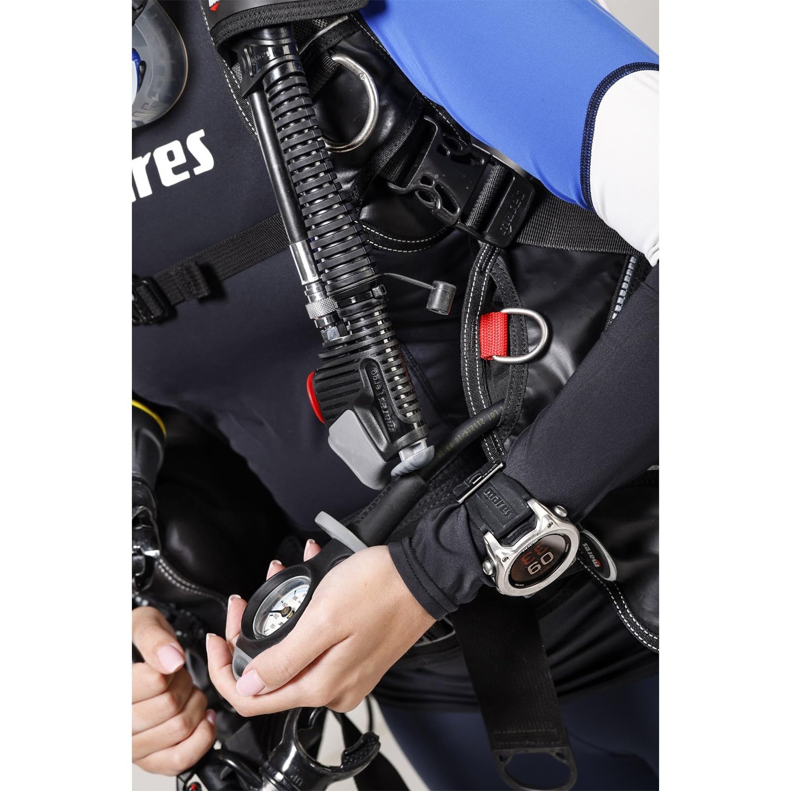 Open Box Mares Mission 1 Compact Pressure Gauge Imperial (PSI)