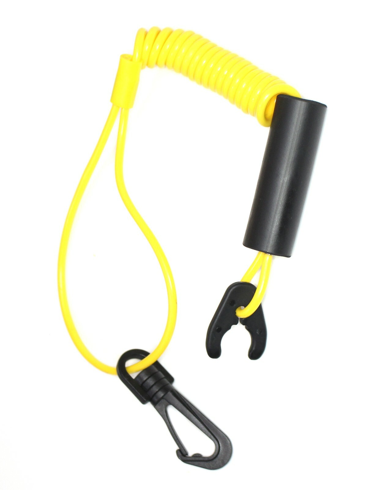 Jetski Floating Lanyard Kawasaki Polaris TigerShark Honda Yellow Safety Clip