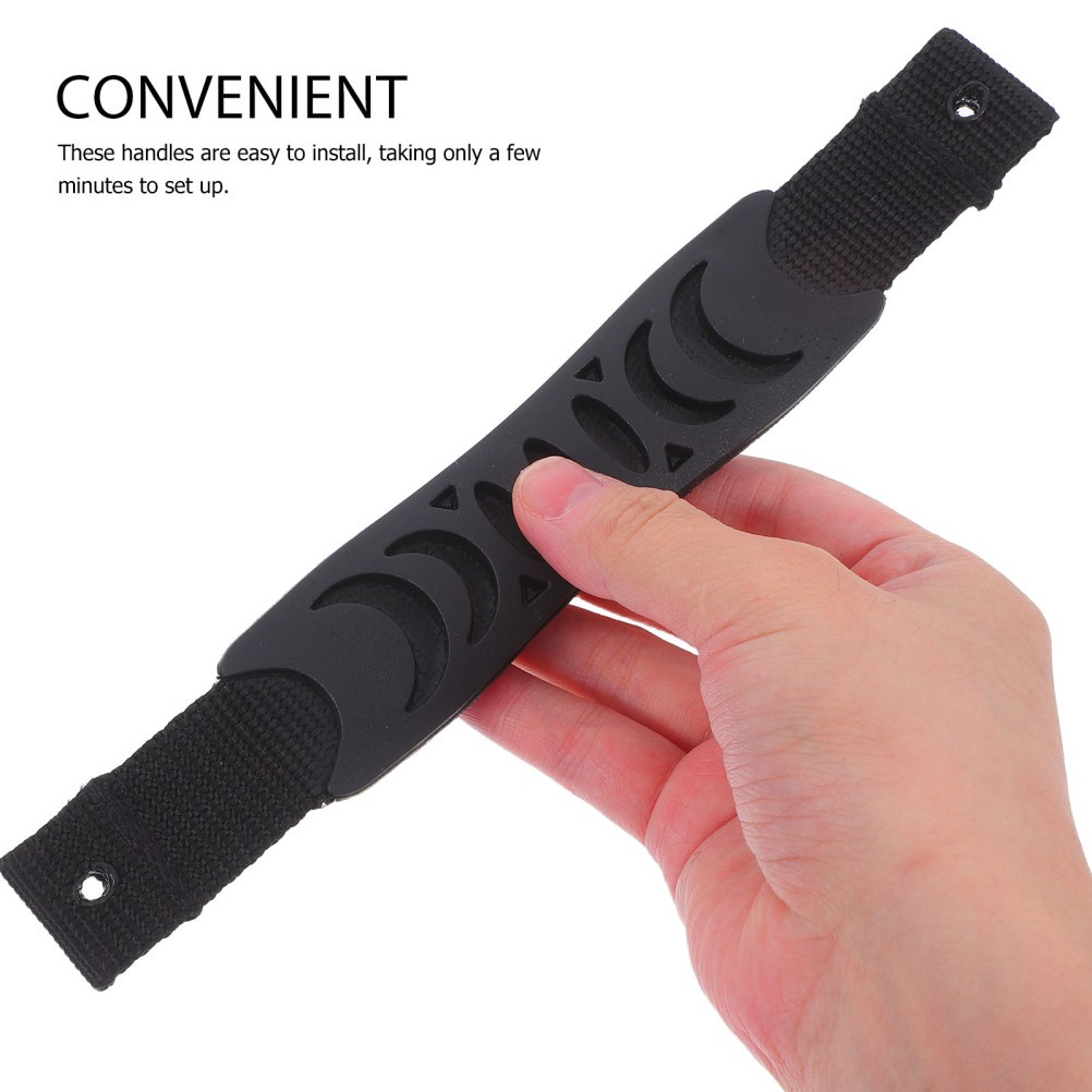 2Pcs Reusable PVC Kayak Handle Straps Ergonomic Grip Durable Boat Accessories