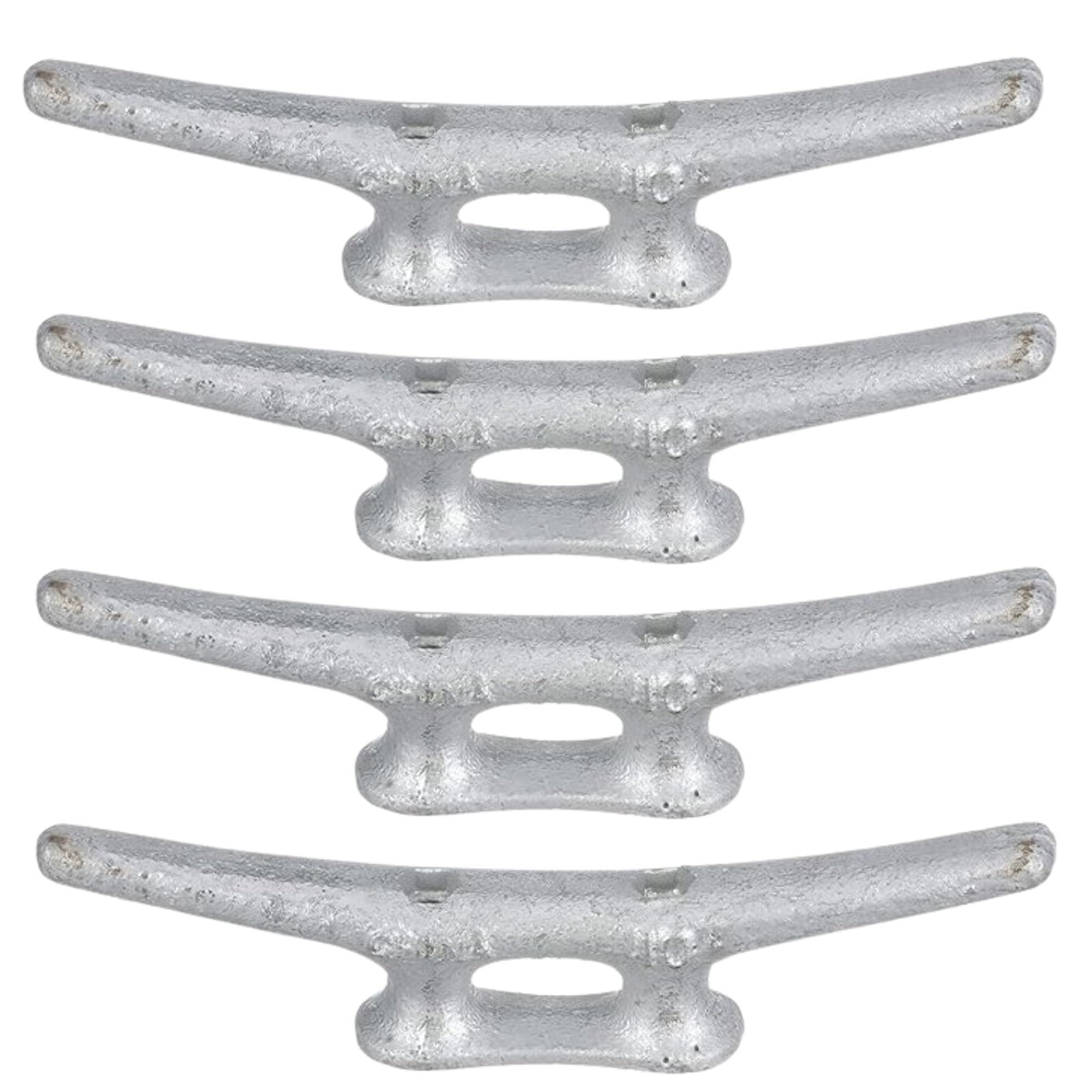 Galvanized Iron Dock Cleat Choose Size 4″, 6″, 8″, 10″, 12″, 14″ and Pack Siz…