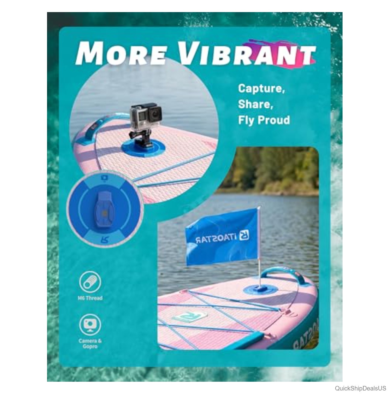 Inflatable Stand Up Paddle Board 11ft 6in 36in Wide 450lbs Kayak Seat Backpack