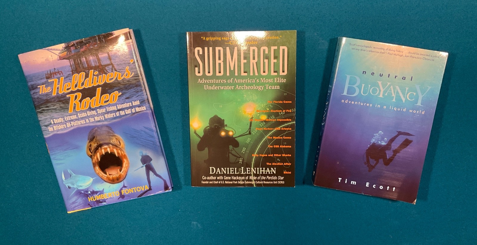 Neutral Bouyancy,Submerged & Helldiver’s Rodeo Books
