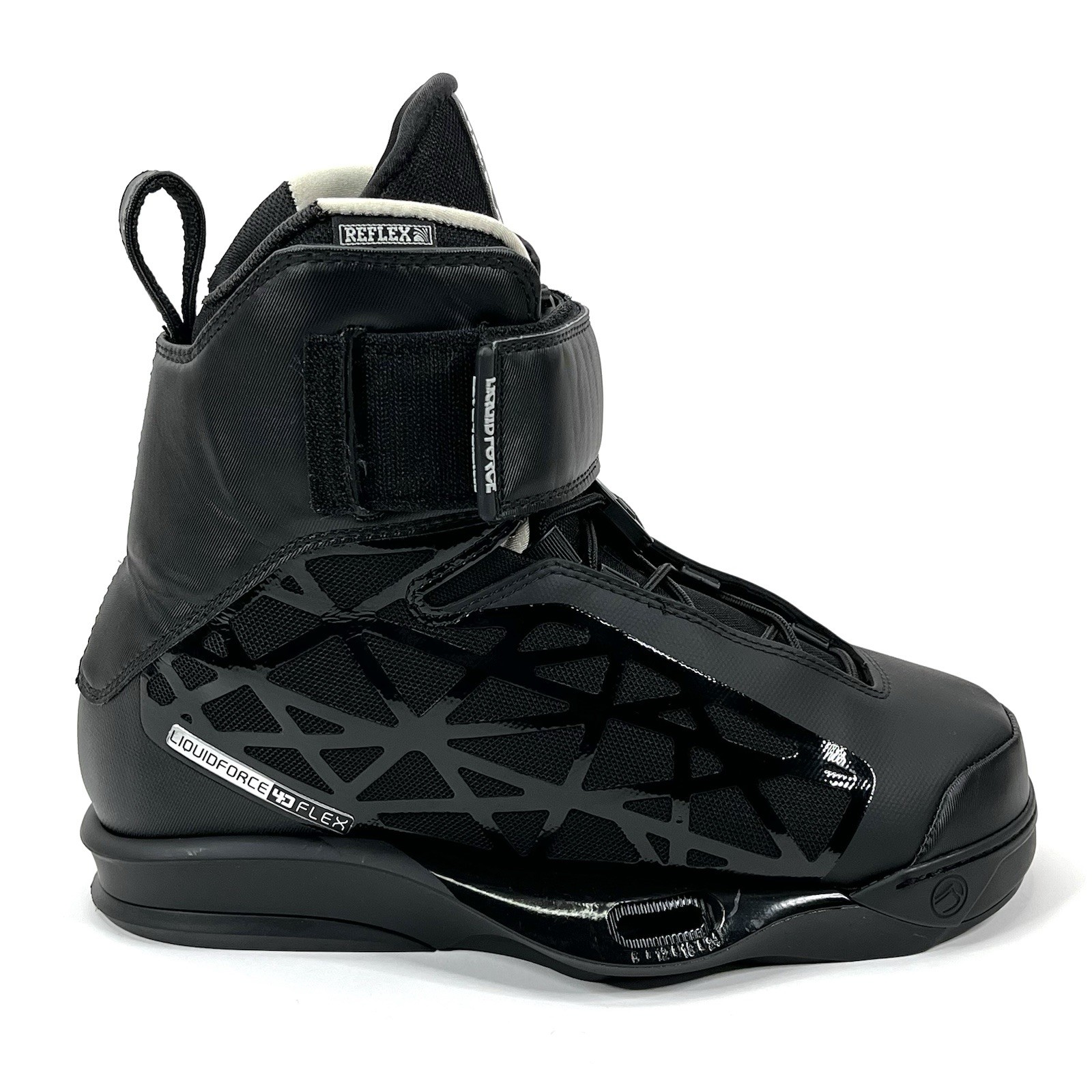 Liquid Force Flex 4D Wakeboard Bindings Black On Black Size Mens 10 11 NEW