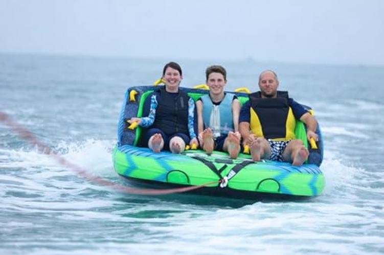 2-4 Person Towable Tubes for Boating, Sofa Style Boat Tube, Water Waverider 3P
