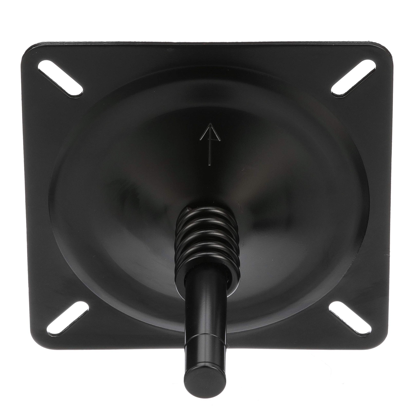 Attwood 1002 Lock’N-Pin 3/4″ Seat Mount, 2″ High Installed, Black E-Coated