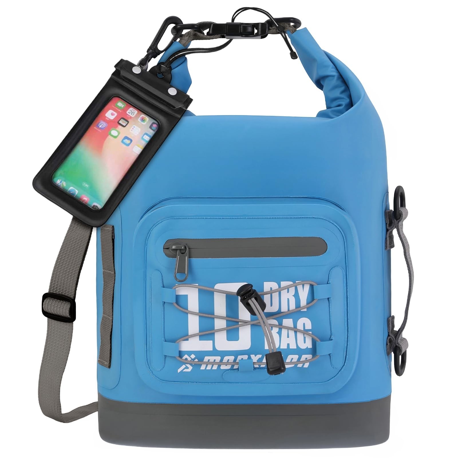 Waterproof Dry Bag Backpack 5L/10L/20L/30L/40L/55L with Phone Case for Kayaking,