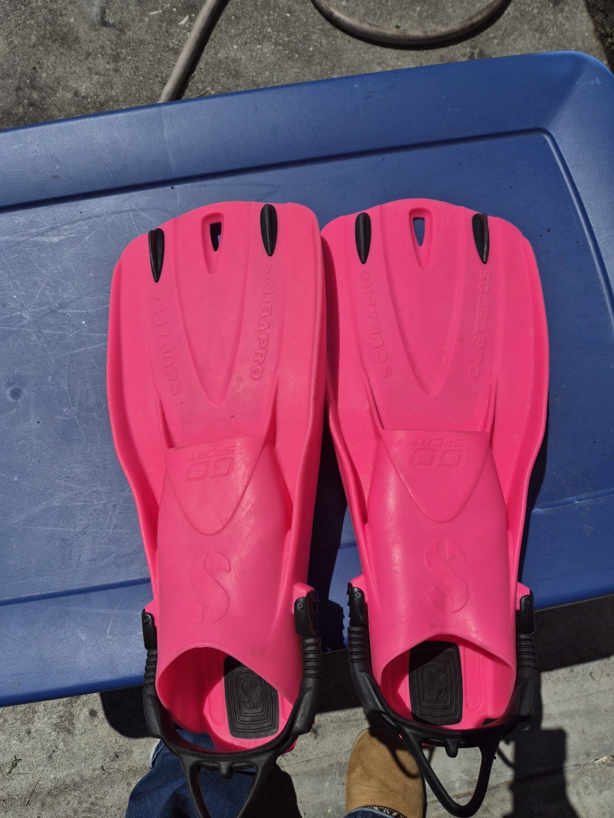 Scubapro GO Sport Pink Water Sport Fins Kids Ladies X-Small Diving Equipment