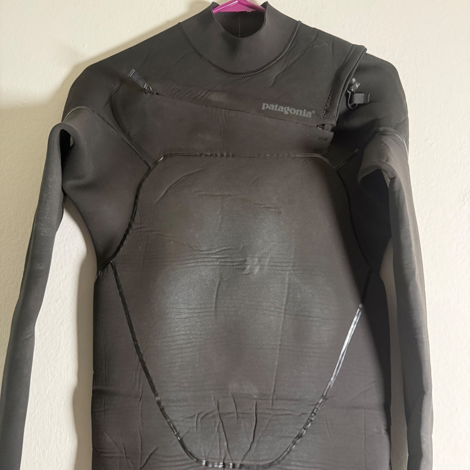 Patagonia R1 Yulex Front-Zip Full Wetsuit Mens Large Black 88515 Surf Suit
