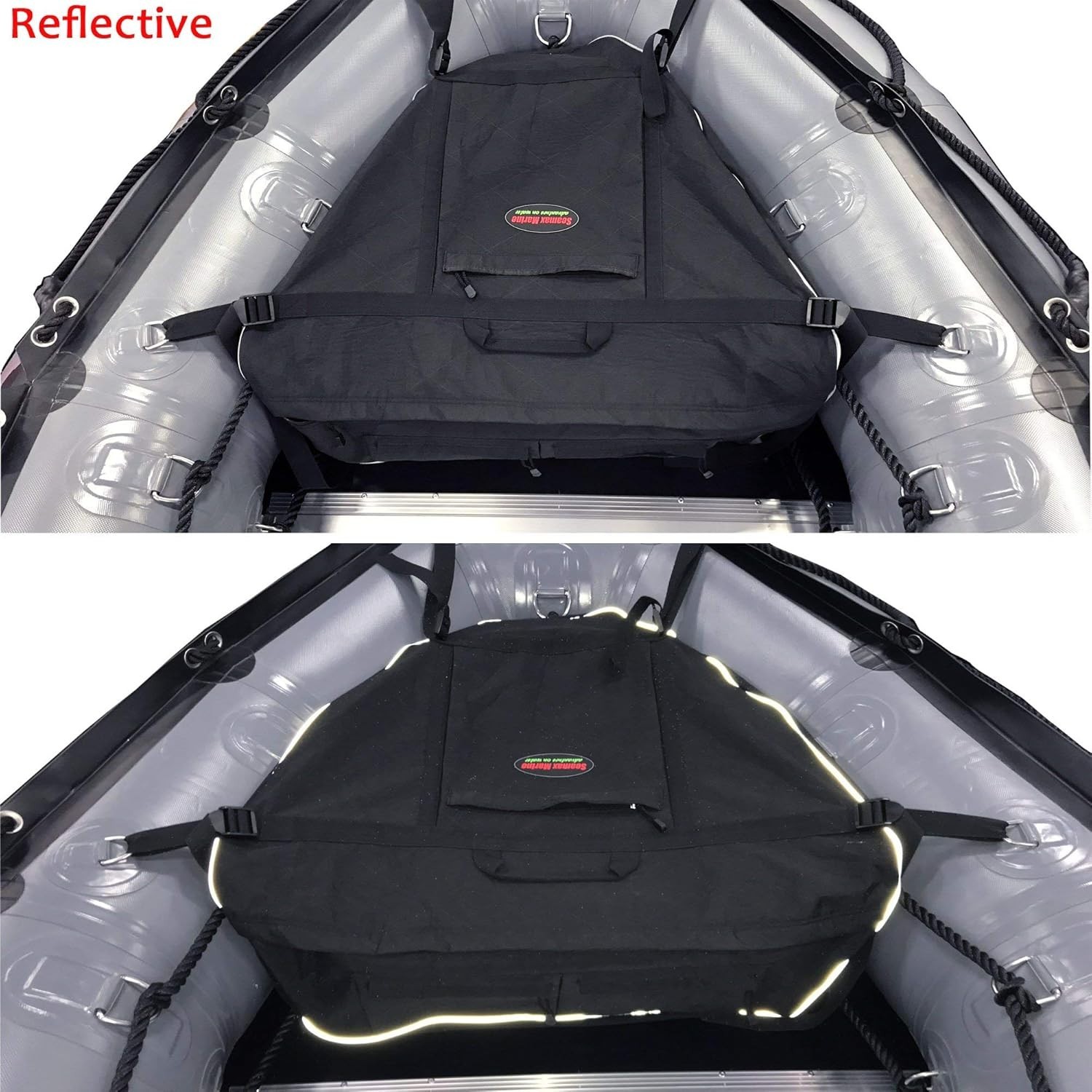 Sunlitec Front Accessory Storage Bow Bag for Inflatable Boat, with Reflective…