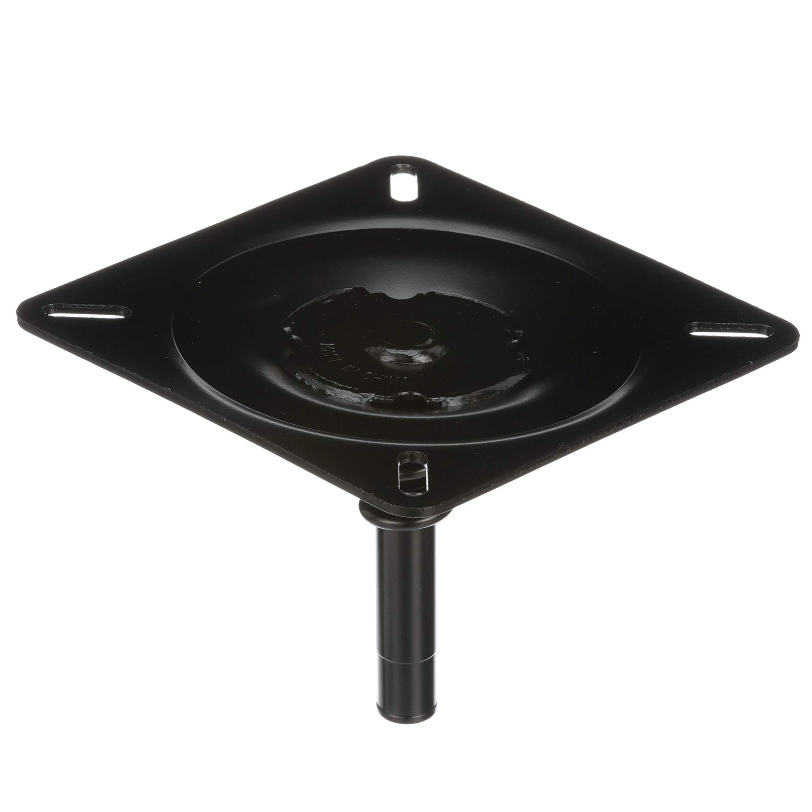 Attwood 1002 Lock’N-Pin 3/4″ Seat Mount, 2″ High Installed, Black E-Coated