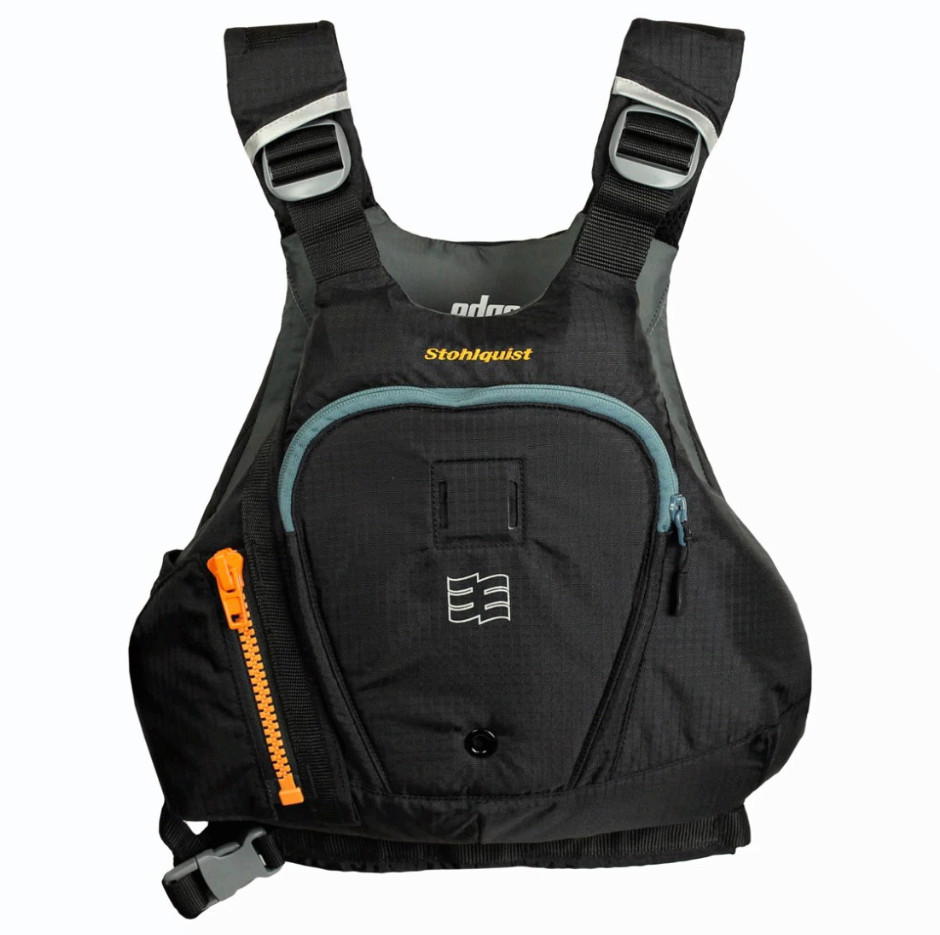 Stohlquist Edge PFD Life Jacket Black Size L/XL Type III Sailing Kayak Vest