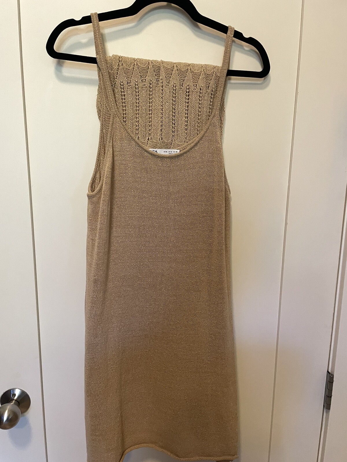 EUC Zara Rustic knitted outfit tank top & pants SZ M $148