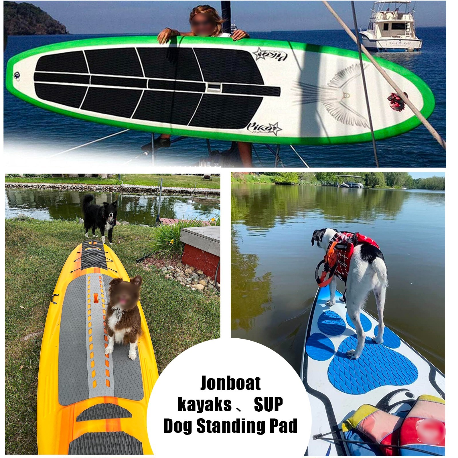 Surfboard Traction Pad EVA Sheet Surf Deck Grip Mat for Kayak 、SUP Paddle Board